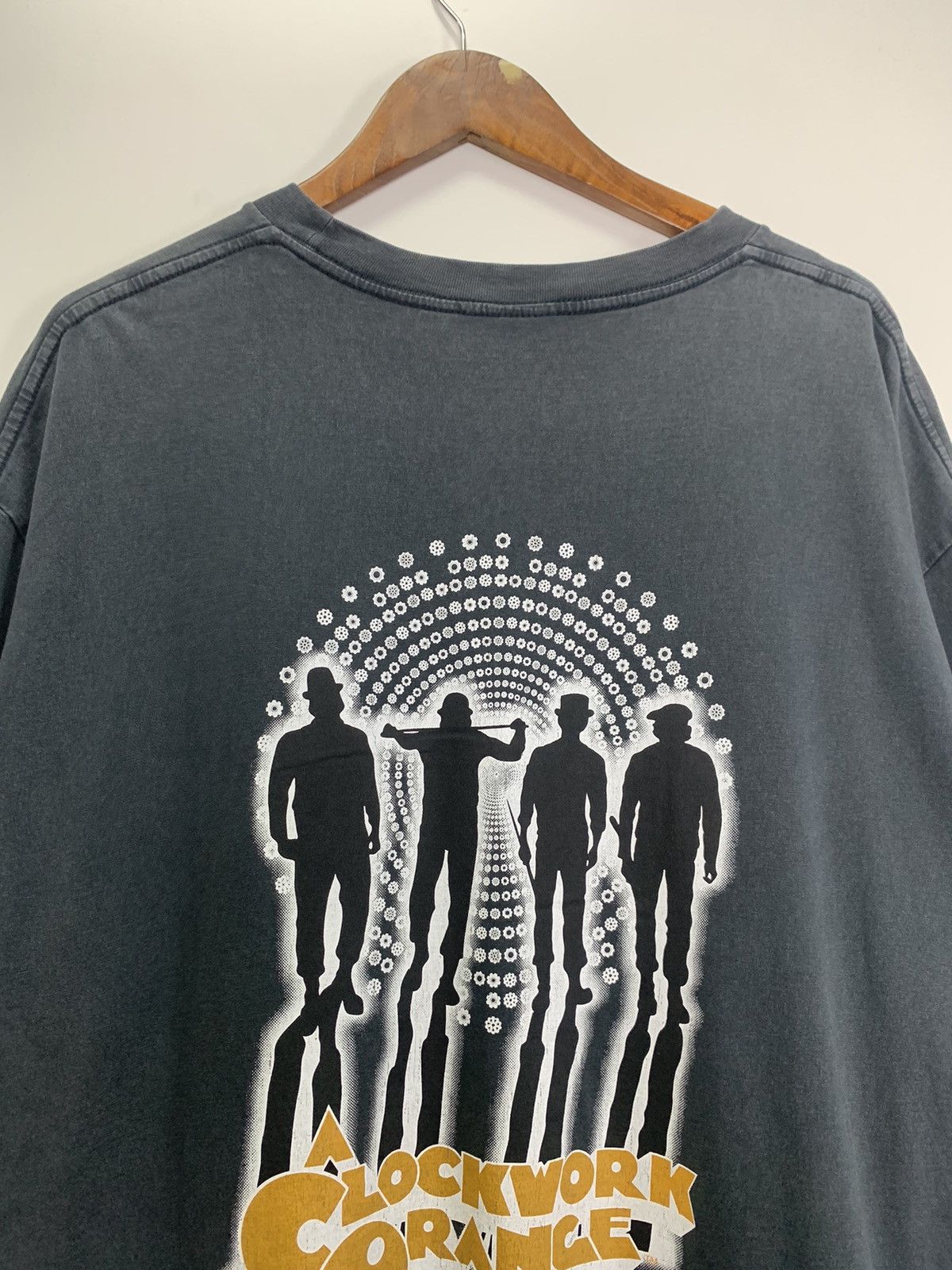 Vintage Vintage Clockwork Orange Movie sun faded tee Size US XL / EU 56 / 4 - 9 Thumbnail