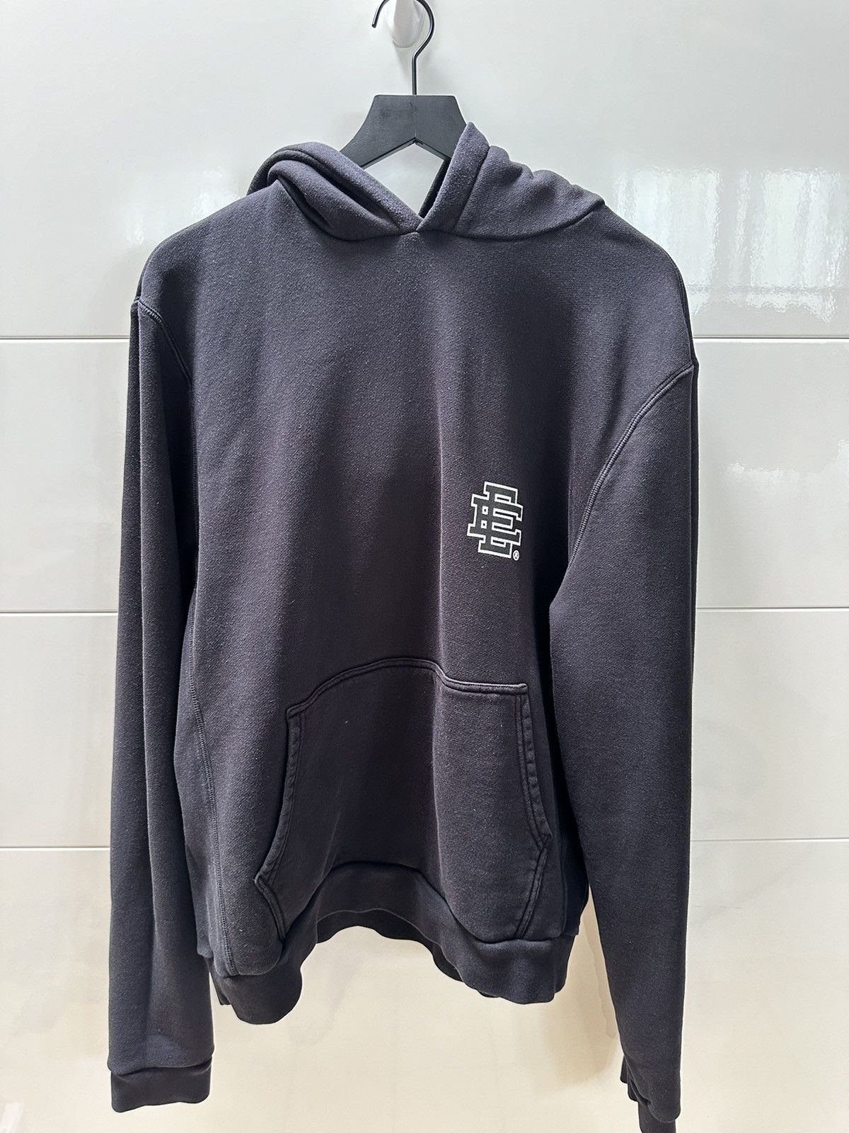 image of Black Eric Emanuel Hoodie, Men's (Size XL)