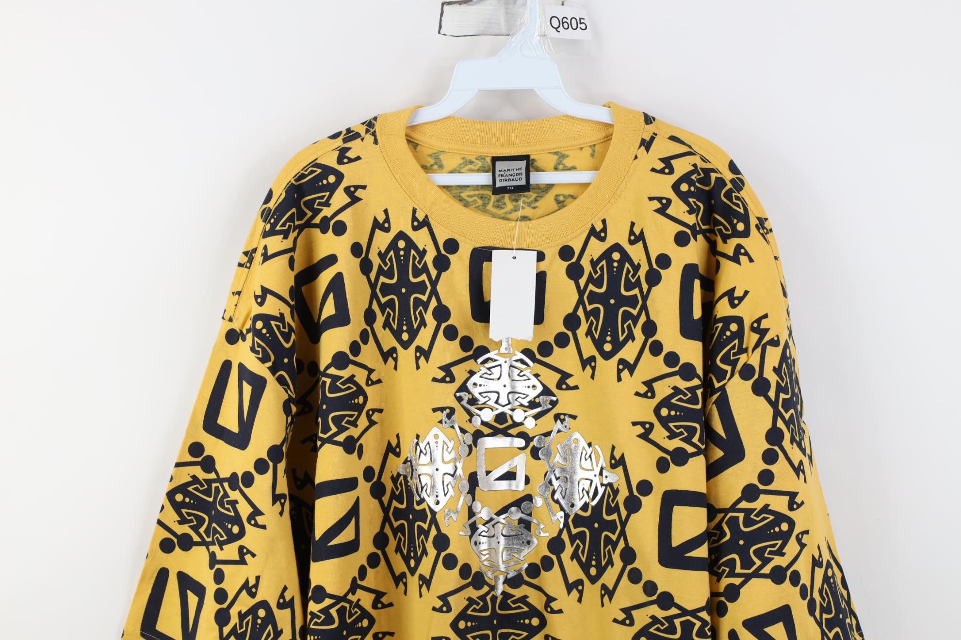 Marithe + Francois Girbaud Deadstock Vintage 90s Marithe Francois Girbaud Fit T-Shirt Size US XXL / EU 58 / 5 - 2 Thumbnail