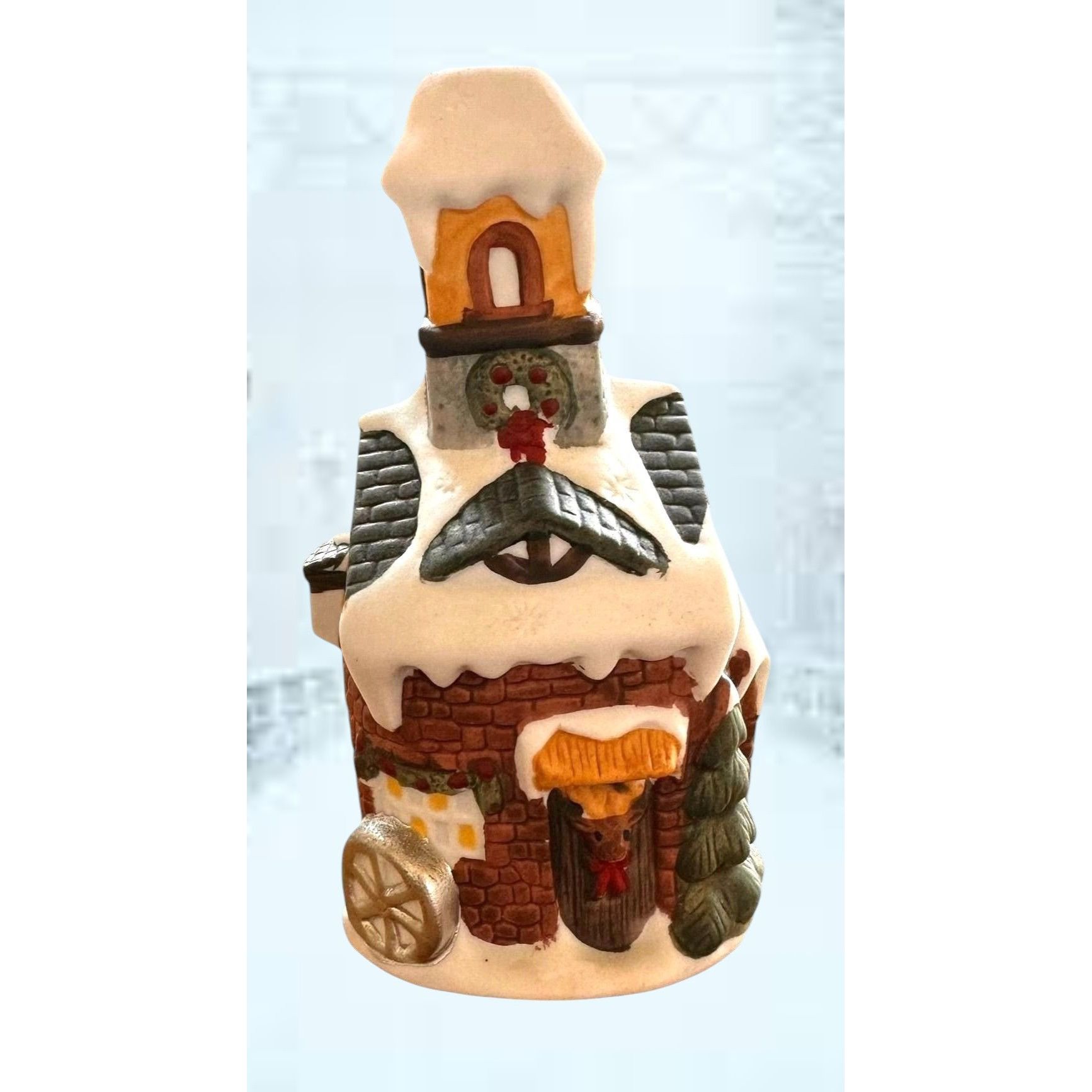 Vintage Vintage Gift Collection Hand Painted Porcelain House Dinner Size ONE SIZE - 1 Thumbnail
