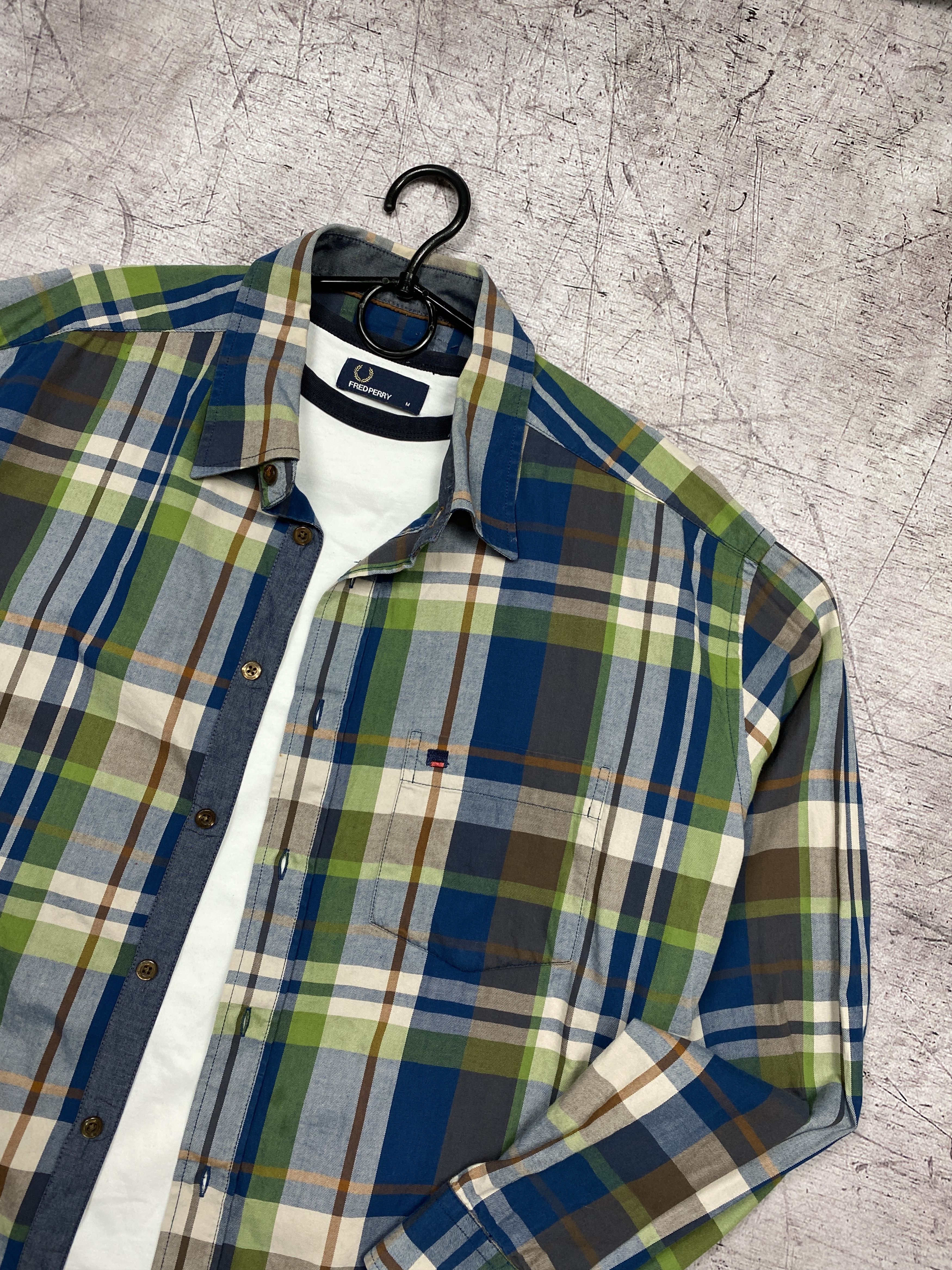 Flannel × Vintage Vintage Mens Plaid Long Sleeve Shirt Size US XL / EU 56 / 4 - 2 Thumbnail