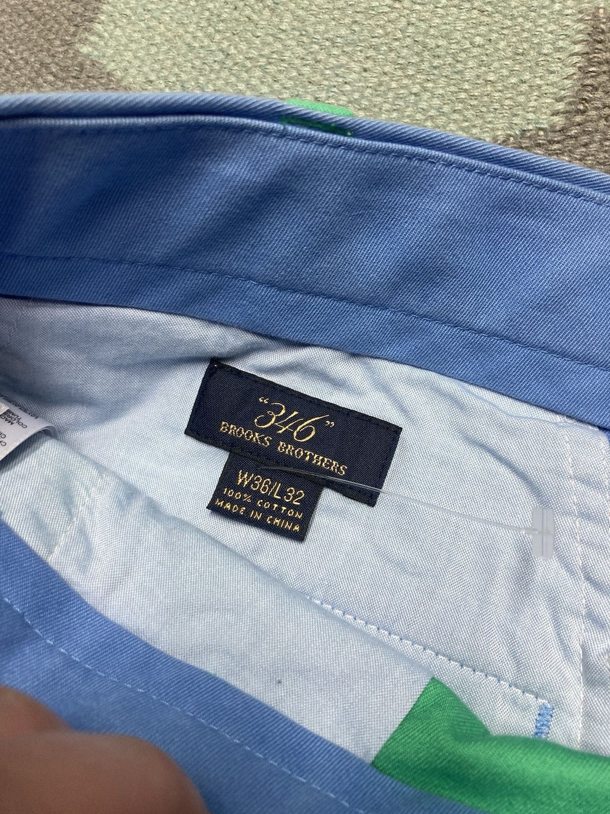 Brooks Brothers brooks brothers 346 chino pants color block NWT 36x32 READ Size US 36 / EU 52 - 5 Thumbnail