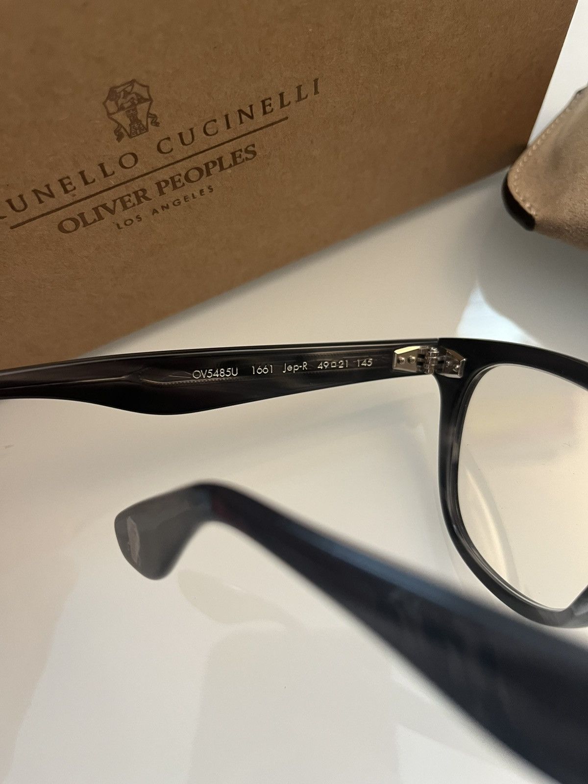 Oliver Peoples THE BRUNELLO CUCINELLI & OLIVER PEOPLES JEP-R Sun 49 Optical Size ONE SIZE - 15 Thumbnail