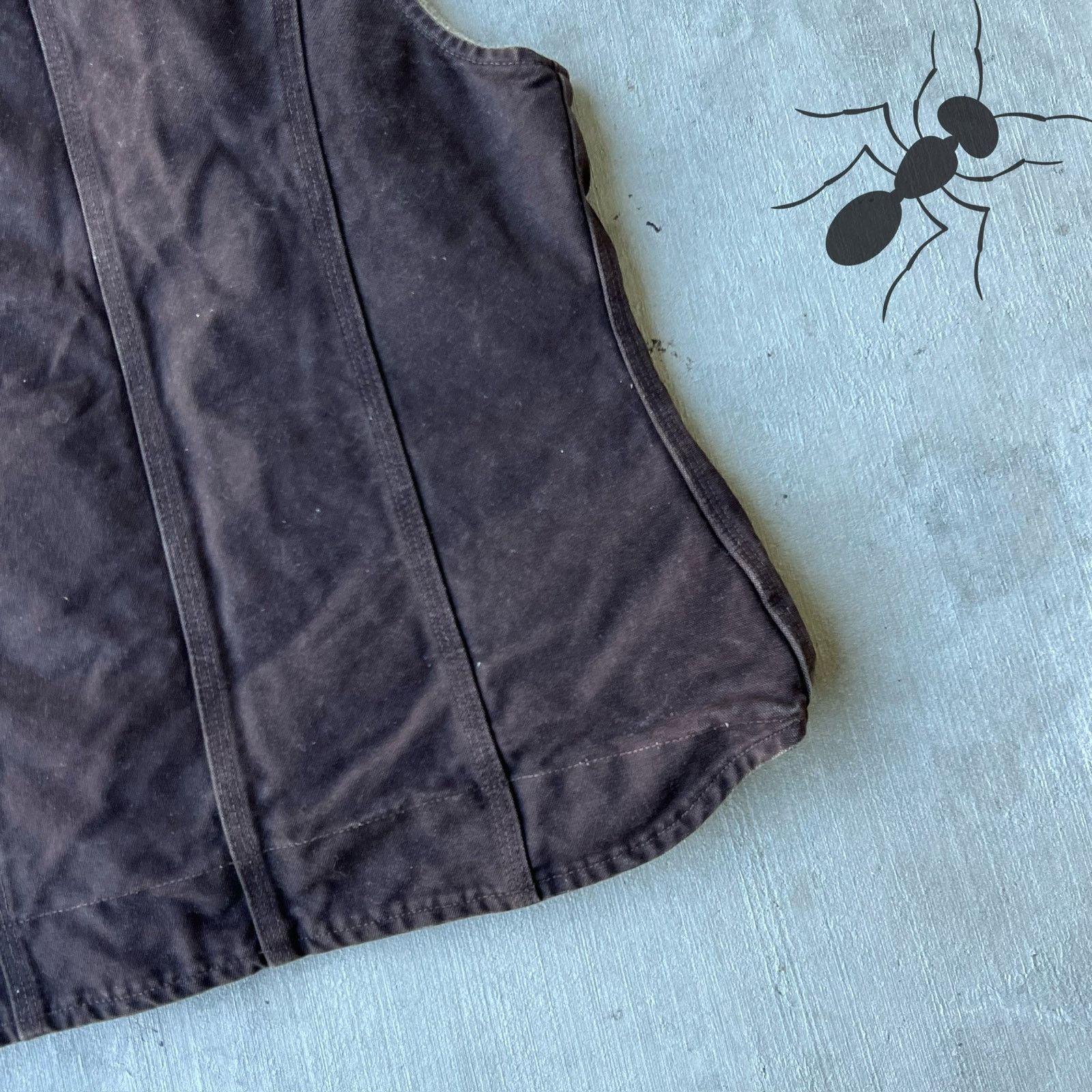 Carhartt × Vintage Carhartt WOMENS V001 DKB brown work wear vest Size US M / EU 48-50 / 2 - 5 Thumbnail