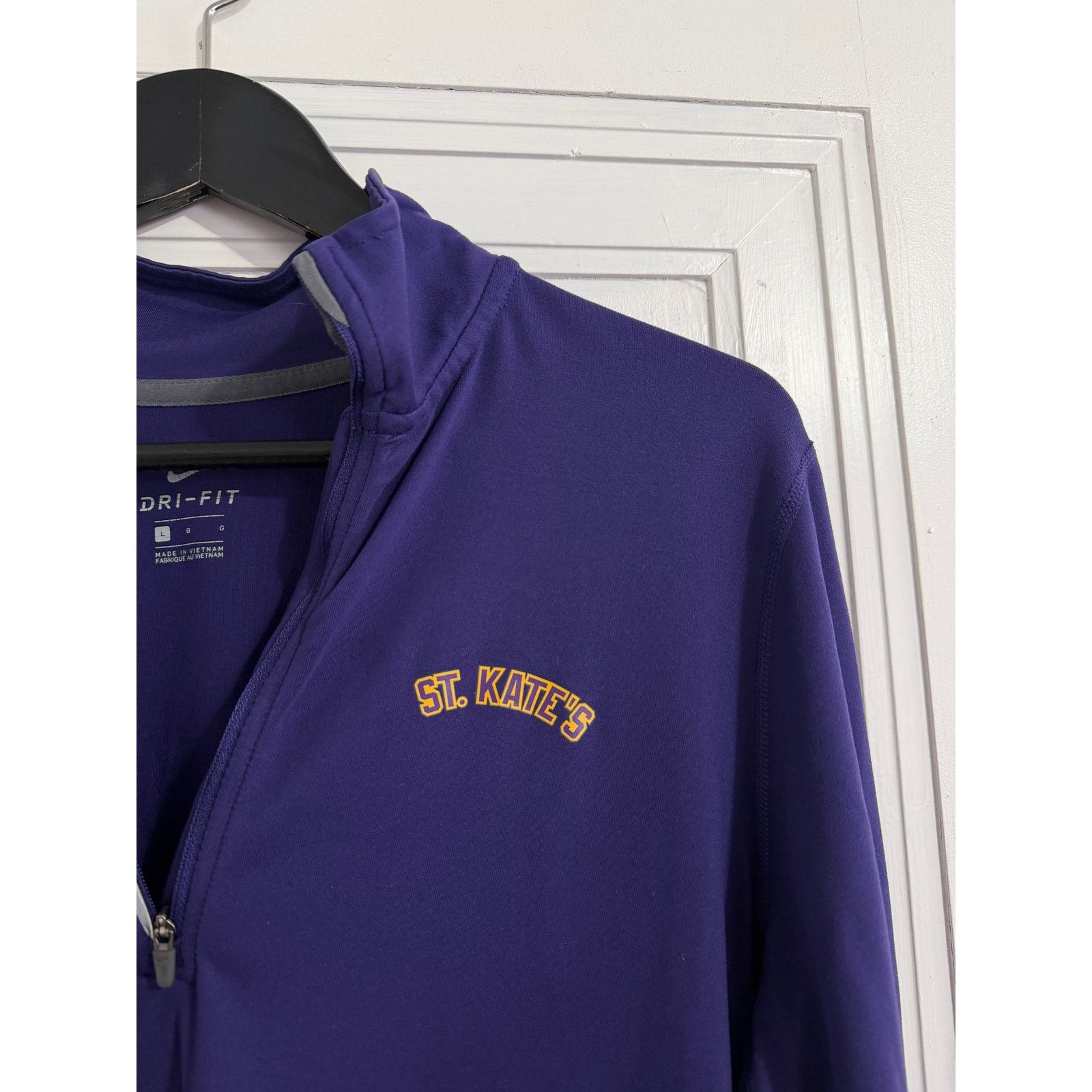 Nike St. Kate's Wildcats Nike 1/4-Zip Women's Size Large Size L / US 10 / IT 46 - 3 Thumbnail