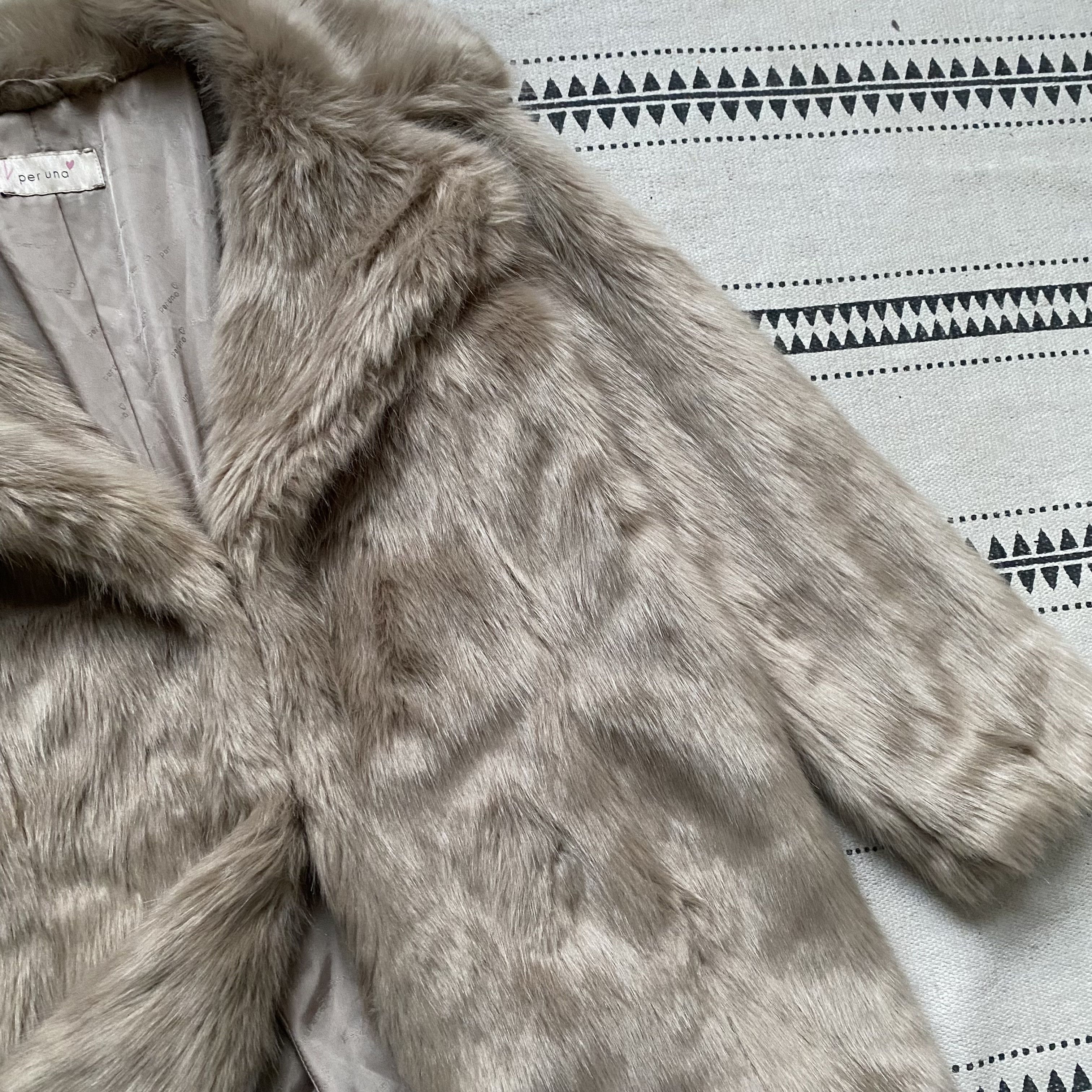 Hysteric Glamour Vintage 2000s Y2K Faux fur coat Japanese Avant-garde Size M / US 6-8 / IT 42-44 - 11 Thumbnail