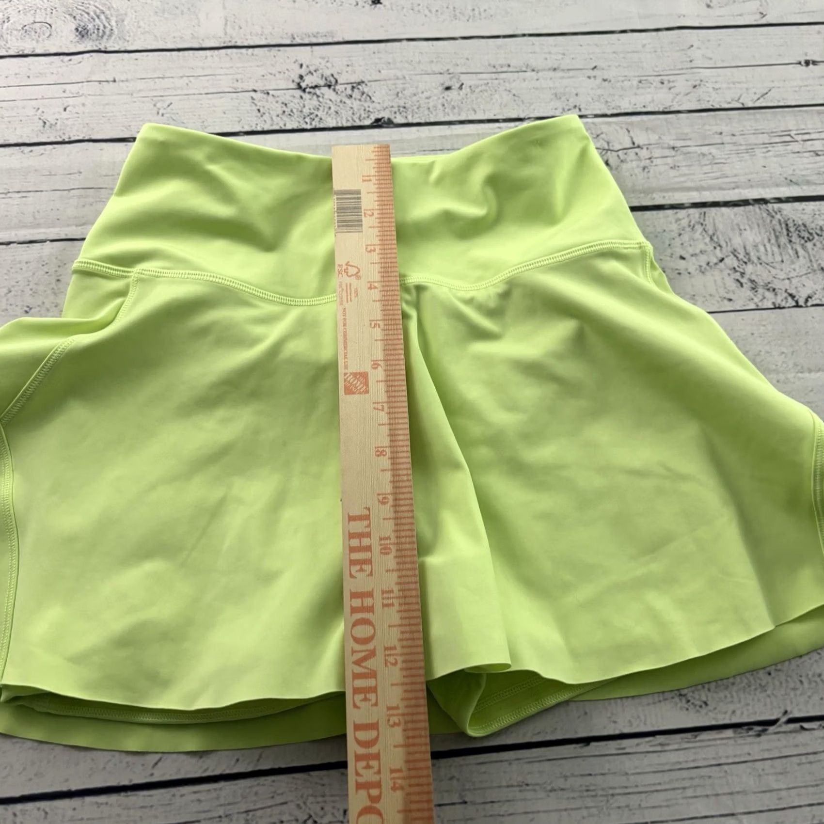 Athleta Athleta Skort 2XS Women's Yellow Tennis Activewear Skort Short 13 1/2" Pickleball Gym Dance Summer Spring Womens Size ONE SIZE - 3 Thumbnail