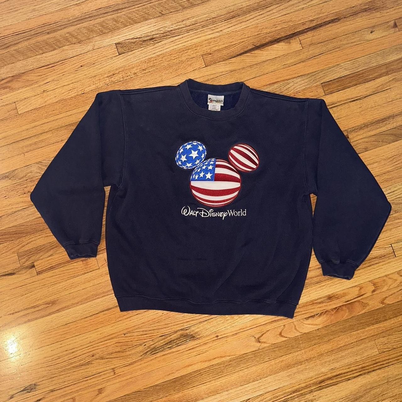 Disney Vintage Walt Disney Word USA Mickey Mouse Sweatshirt Size US L / EU 52-54 / 3 - 1 Thumbnail