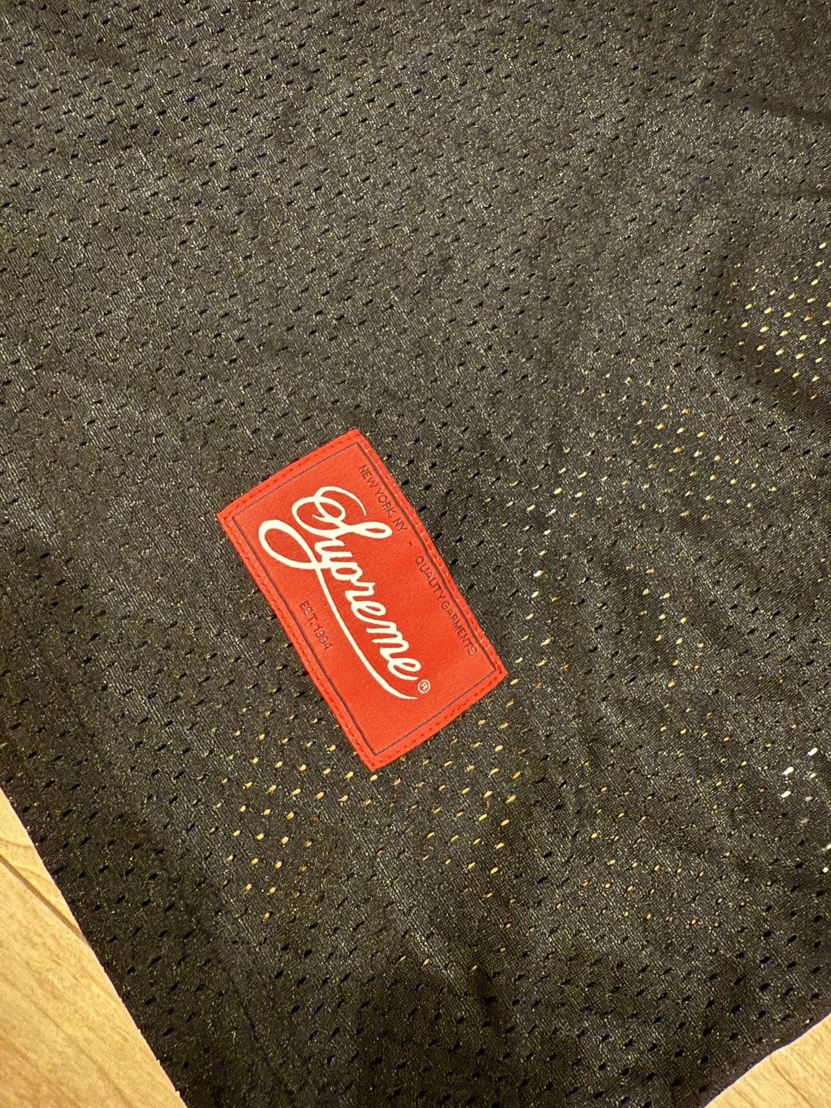 Supreme Supreme 2020 $1M Mesh Football Jersey Black XL Glitter Logo Size US XL / EU 56 / 4 - 3 Thumbnail