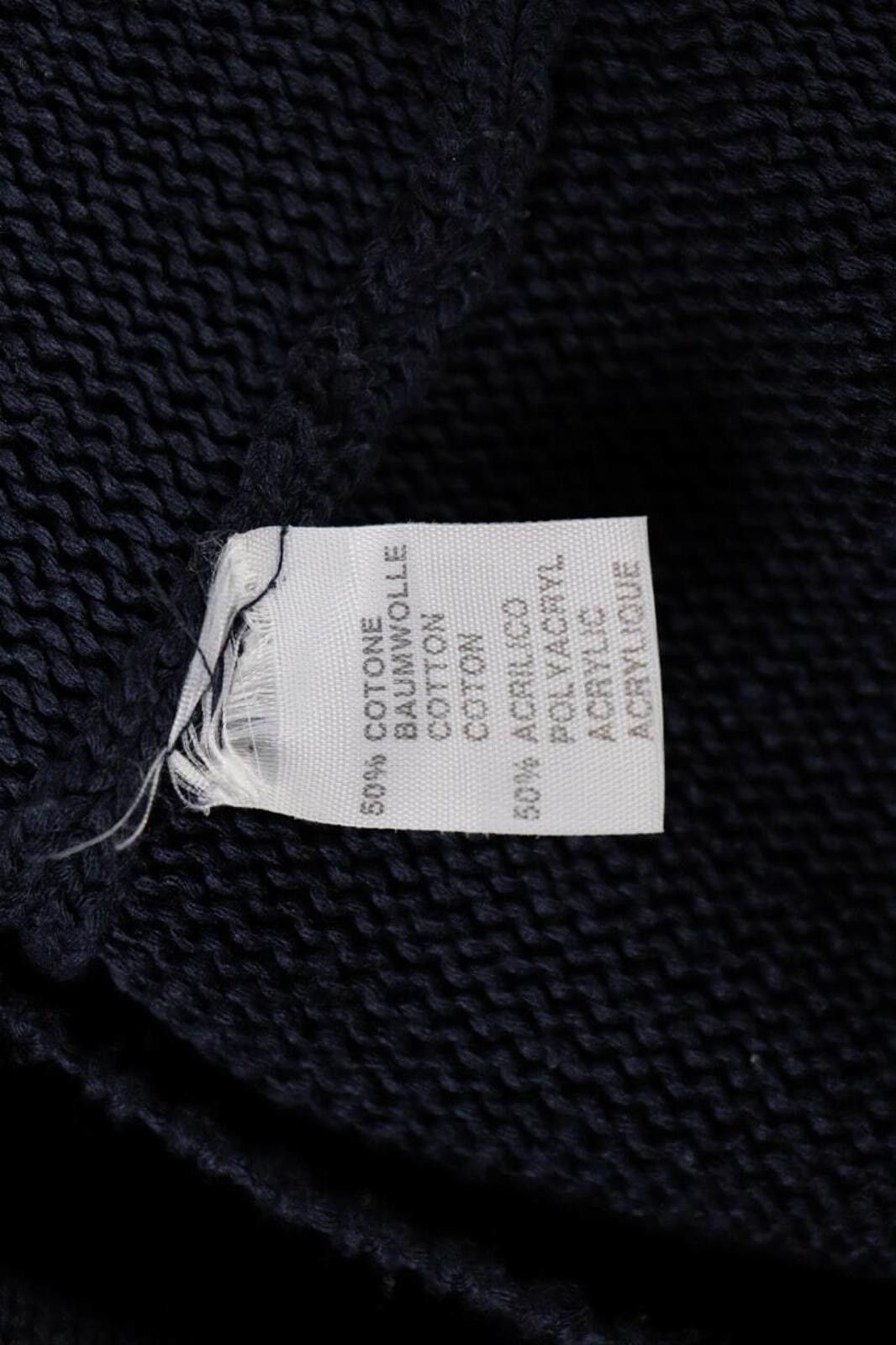Designer Rolofs Linea Donna Distressed Chunky Knit Sweater Size M Size M / US 6-8 / IT 42-44 - 7 Thumbnail