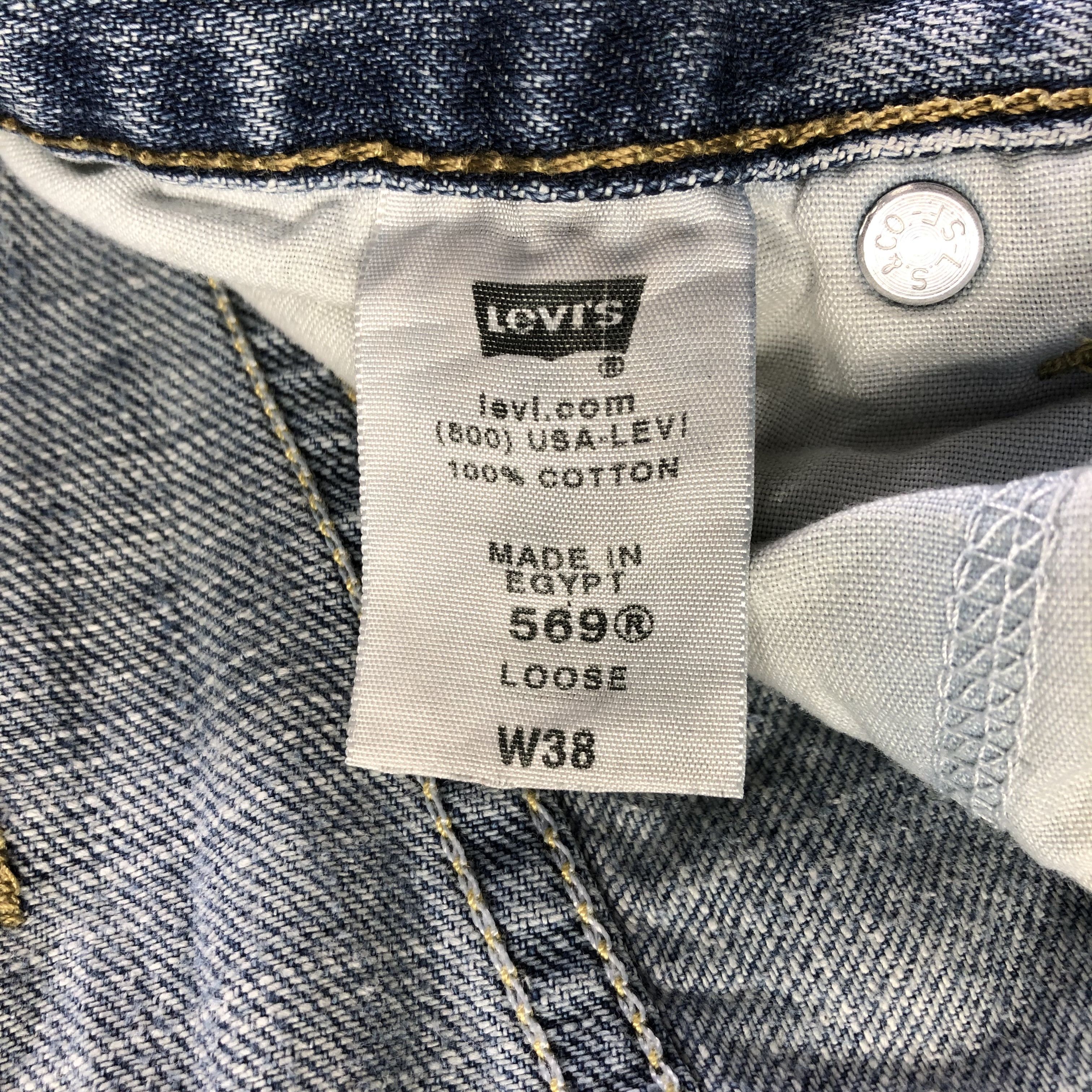 Levi's × Vintage Vintage Levis 569 Jeans-J4462 Size 37" - 9 Thumbnail
