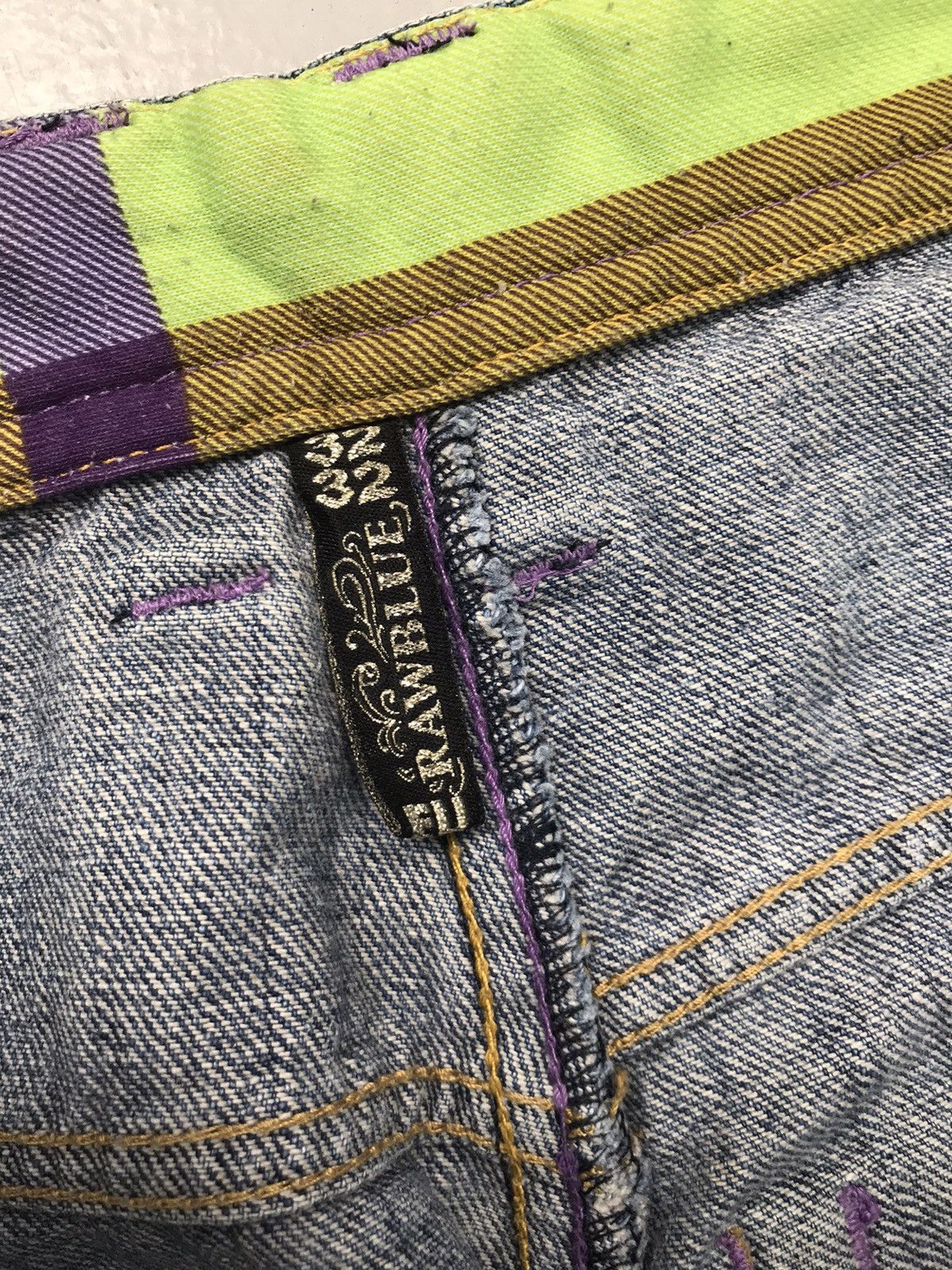 Southpole Vintage Rawblue embroidered denim Size US 34 / EU 50 - 7 Thumbnail