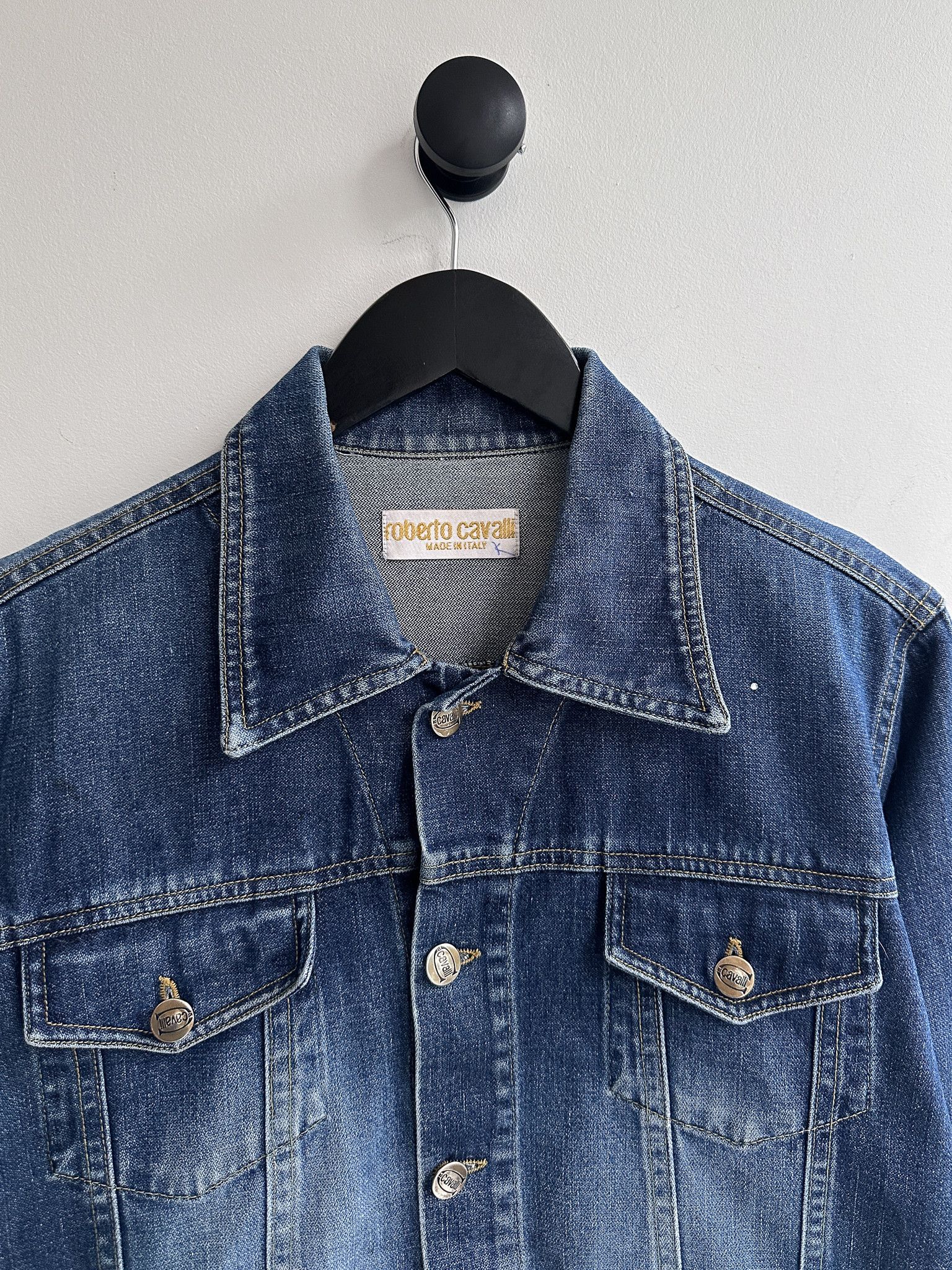 Just Cavalli Vintage Y2K Just Cavalli Jeans Denim Jacket Size M / US 6-8 / IT 42-44 - 3 Thumbnail