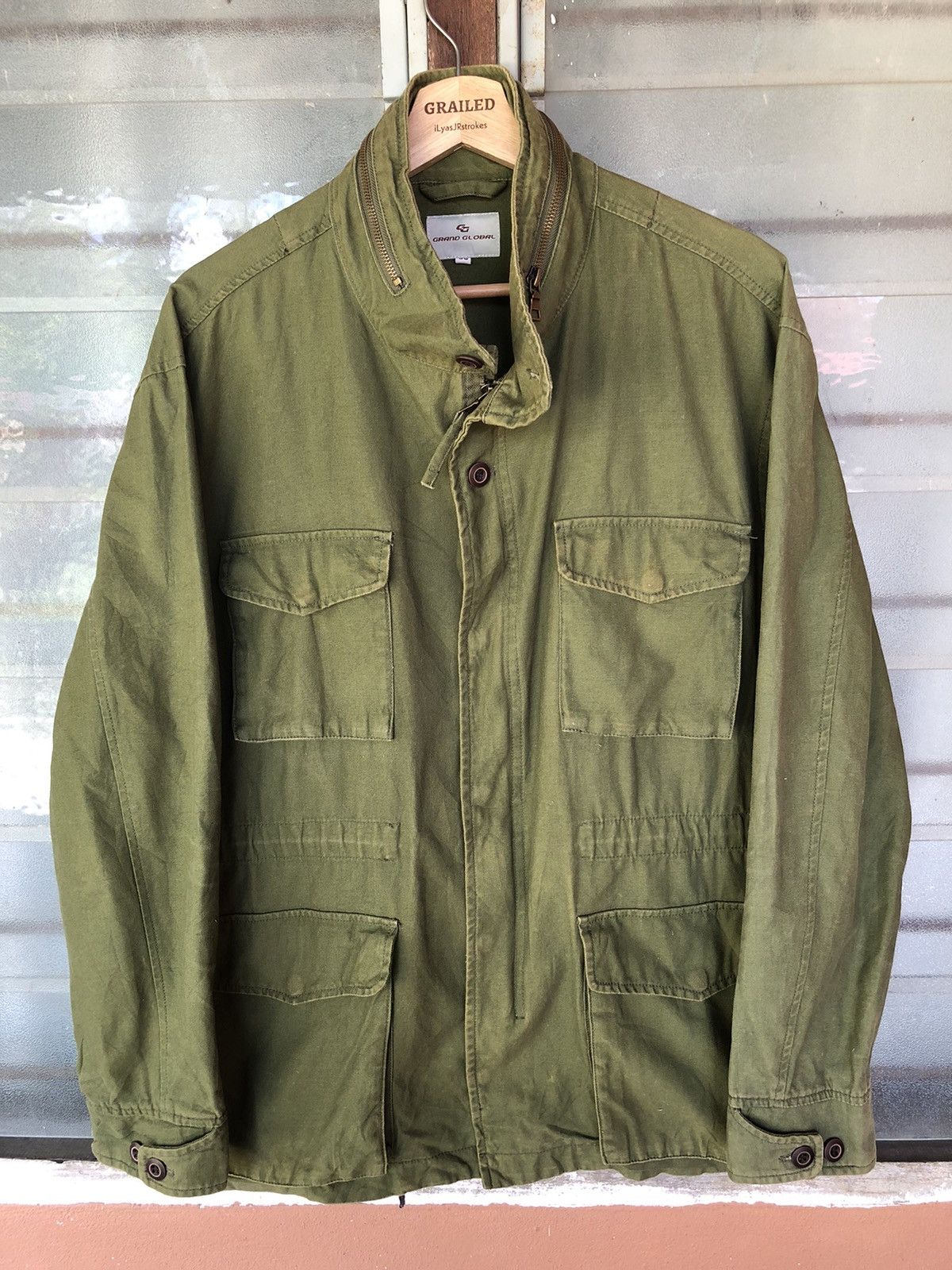 Vintage Grand Global Style Military Army Jacket
