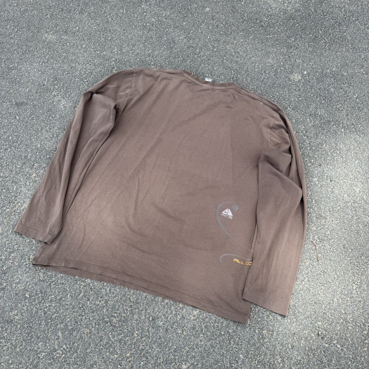 Nike ACG 00s Nike ACG Brown Longsleeve Travis Scott Catus Jack style Size US L / EU 52-54 / 3 - 5 Thumbnail
