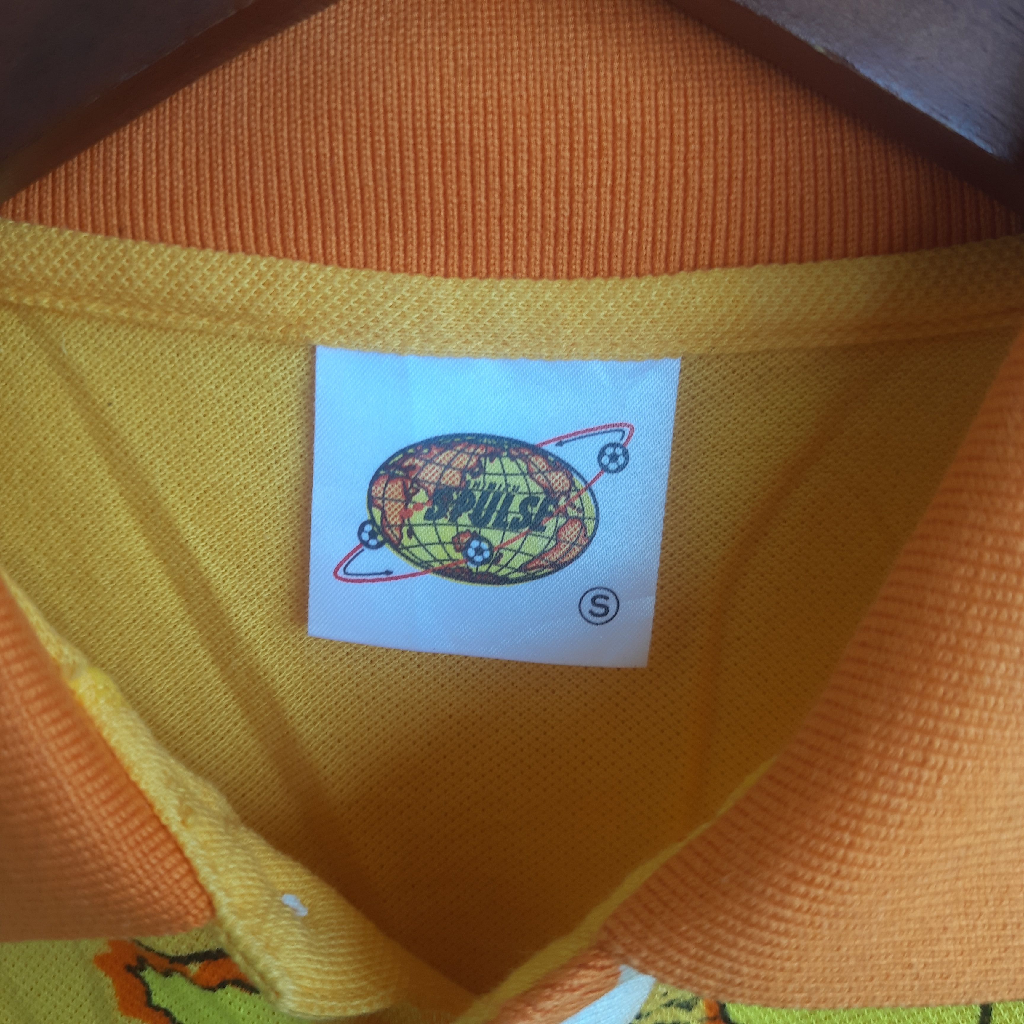 Japanese Brand Vintage 90s Shimizu S-Pulse Japanese Polo Shirts Size US S / EU 44-46 / 1 - 4 Thumbnail