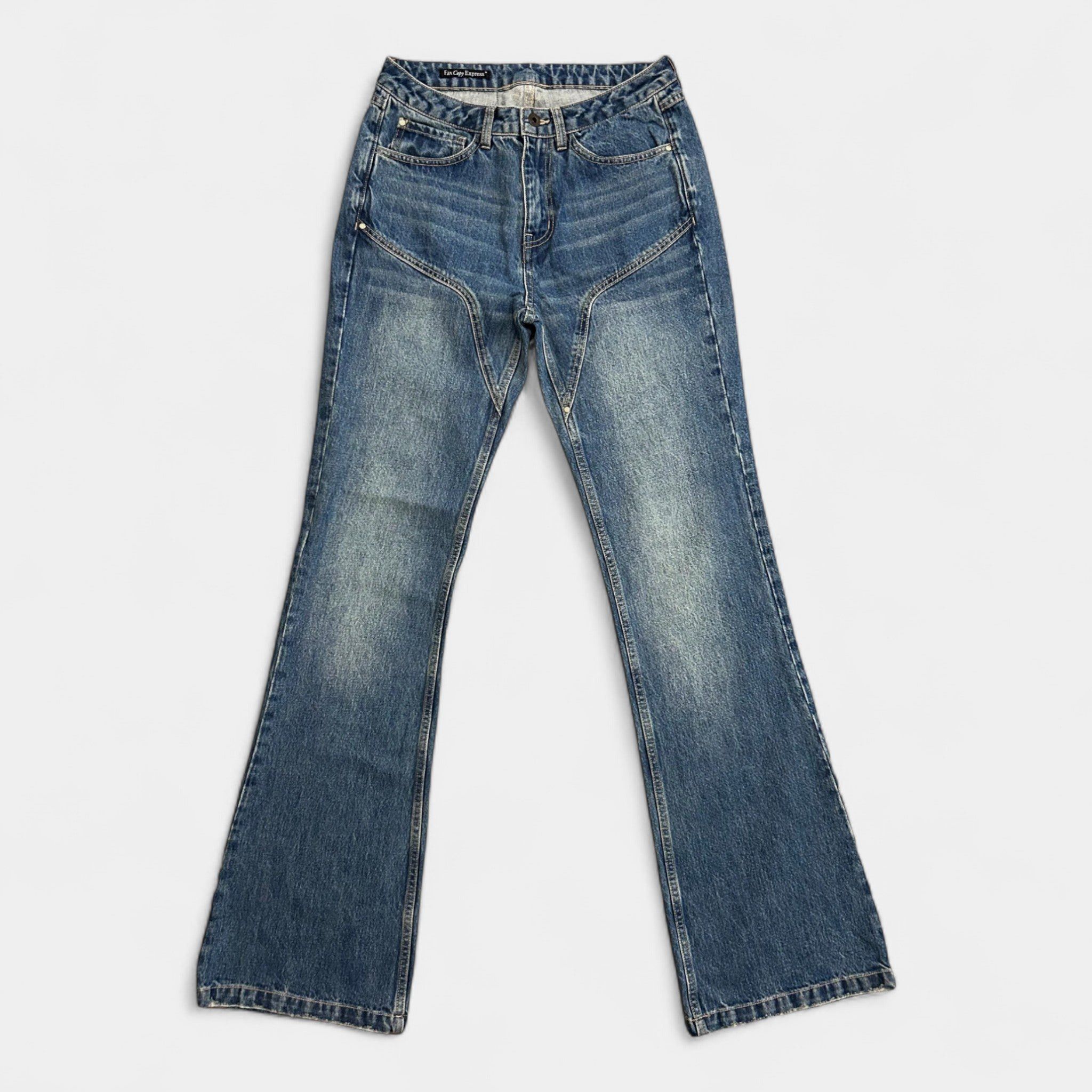 Fax Copy Express Fax Copy Express 2000's Blue Flared Jeans