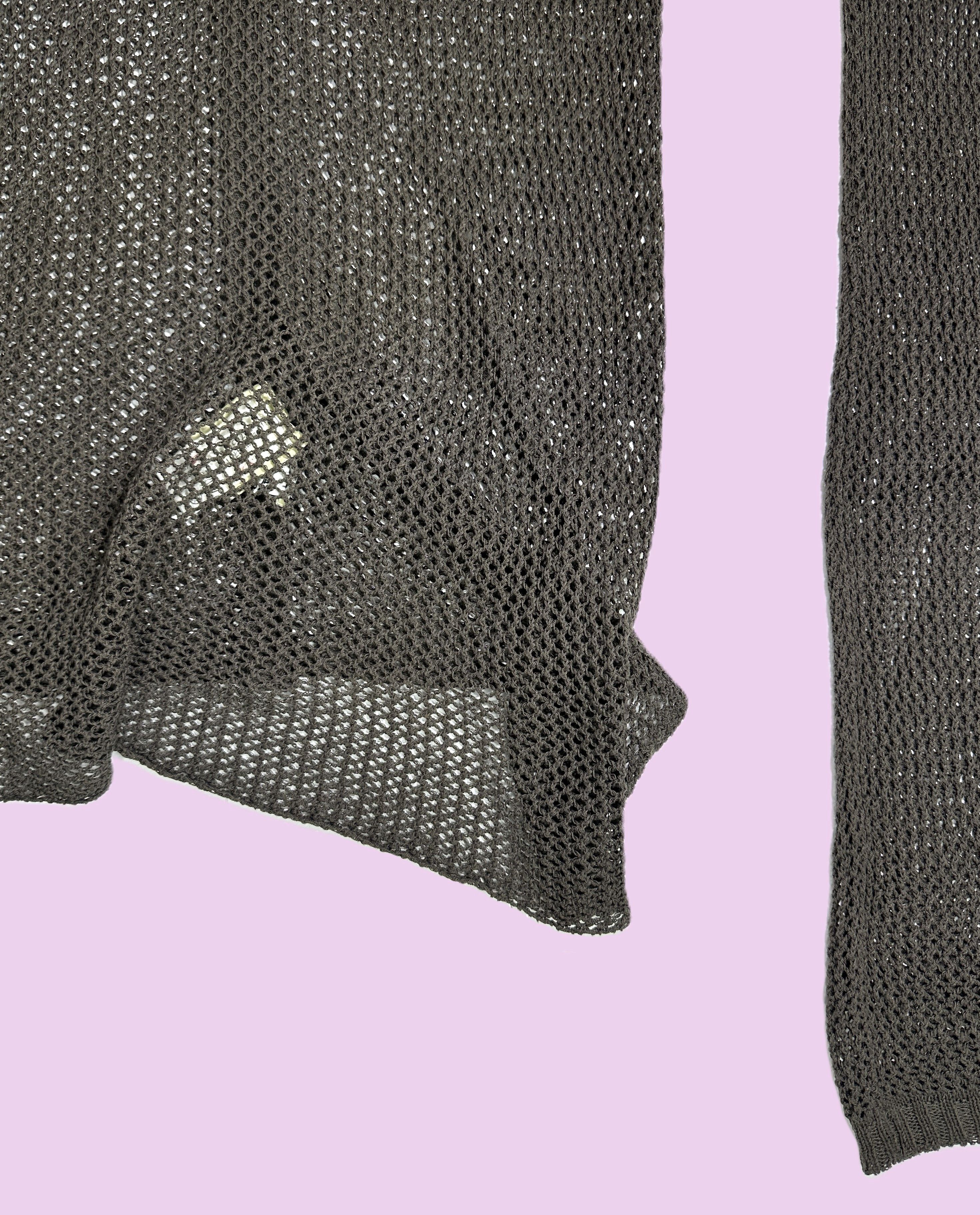 Rick Owens Archive Mesh Knit Sweater Size US M / EU 48-50 / 2 - 3 Thumbnail