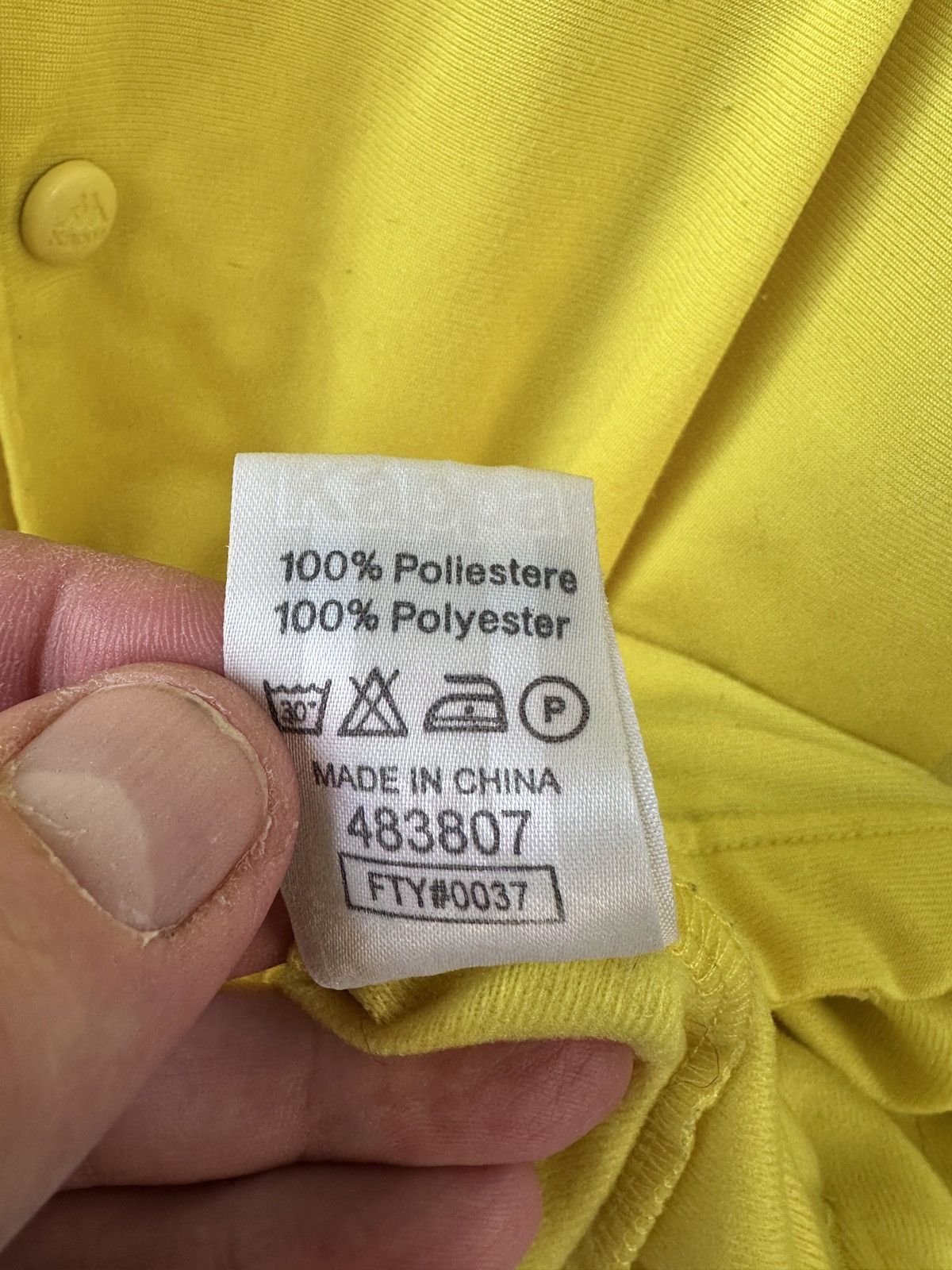 Kappa Vintage 90s Kappa Banda Track Jacket Yellow Medium Logo Tape Size US M / EU 48-50 / 2 - 14 Thumbnail