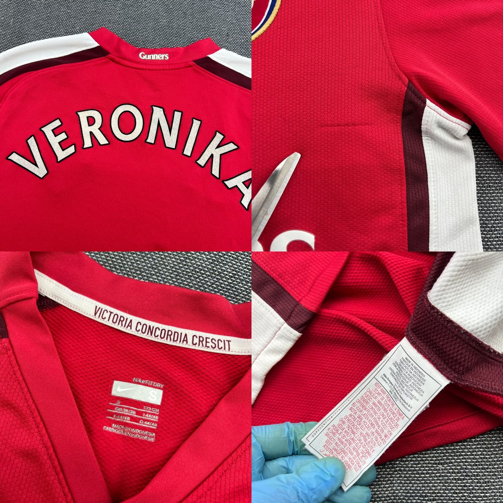 Nike Nike Arsenal 2008 2009 2010 Home Mens Football Jersey Shirt Small Red Nike Adult Short Sleeve Jersey Mens Football Shirt XS? Size US S / EU 44-46 / 1 - 8 Thumbnail