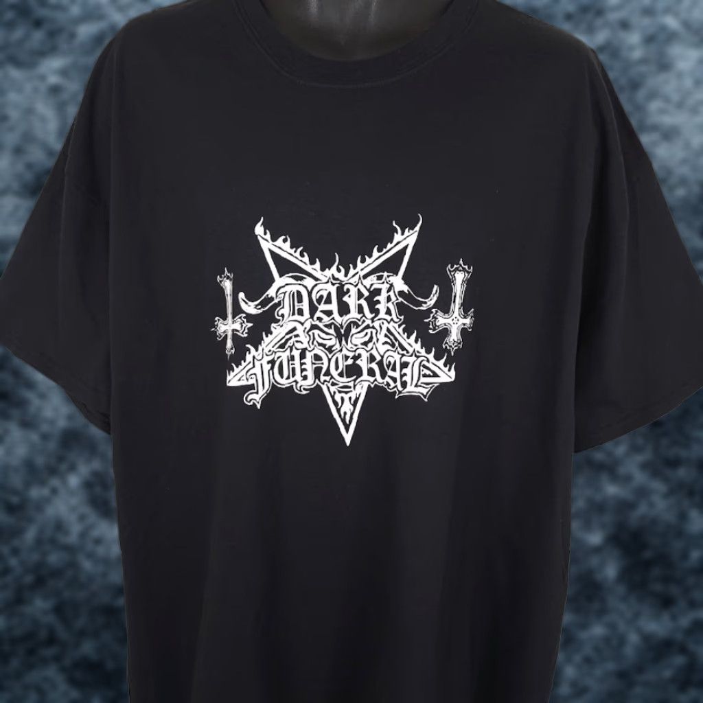 Gildan Dark Funeral T Shirt Mens Size XL Swedish Black Metal Band Tee Shirt Size US XL / EU 56 / 4 - 1 Thumbnail