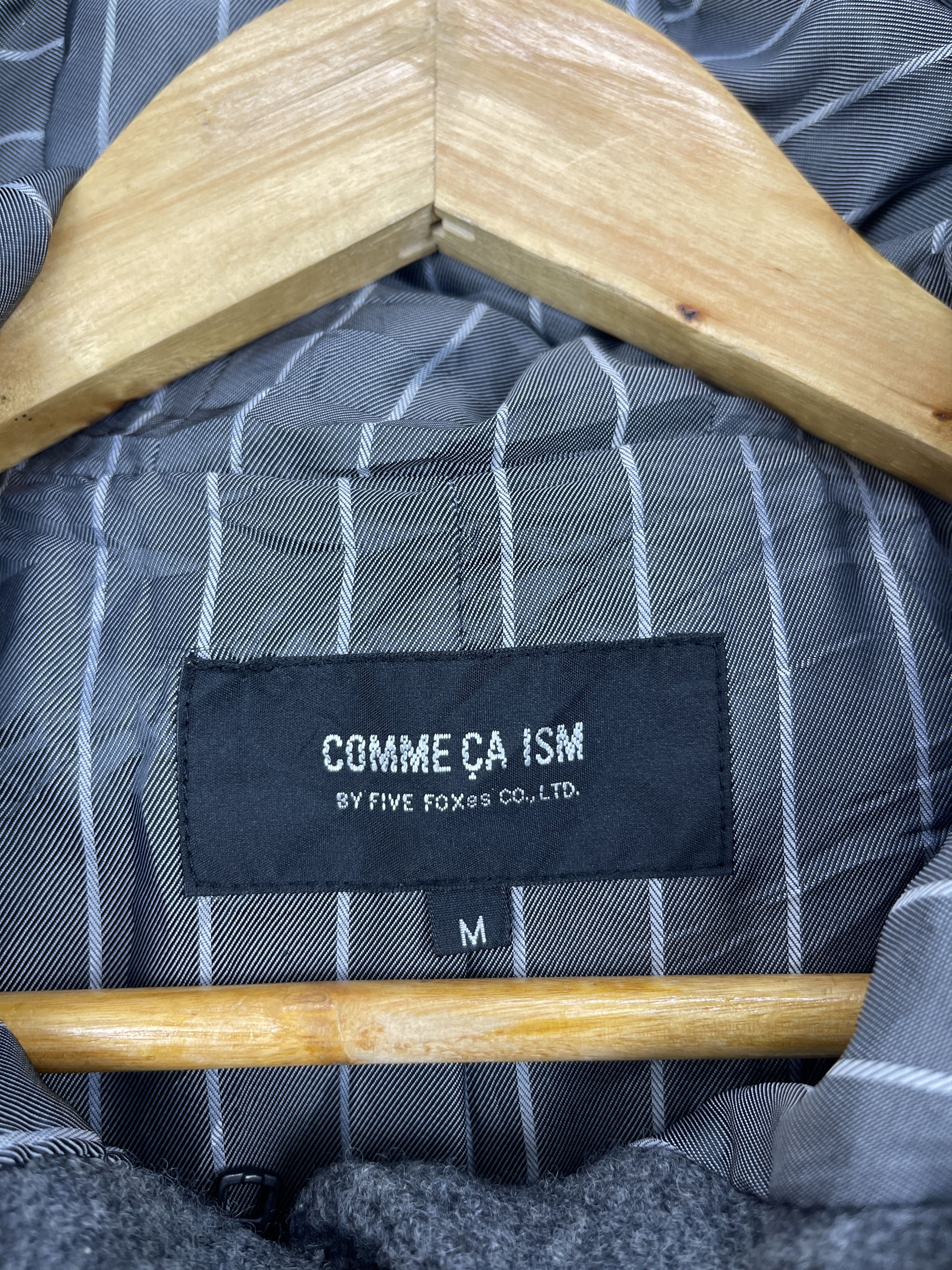 Comme Ca Ism Vtg Comme Ca Ism Grey Wool Morris Duffle Coat Jacket JA0087 Size US M / EU 48-50 / 2 - 5 Thumbnail