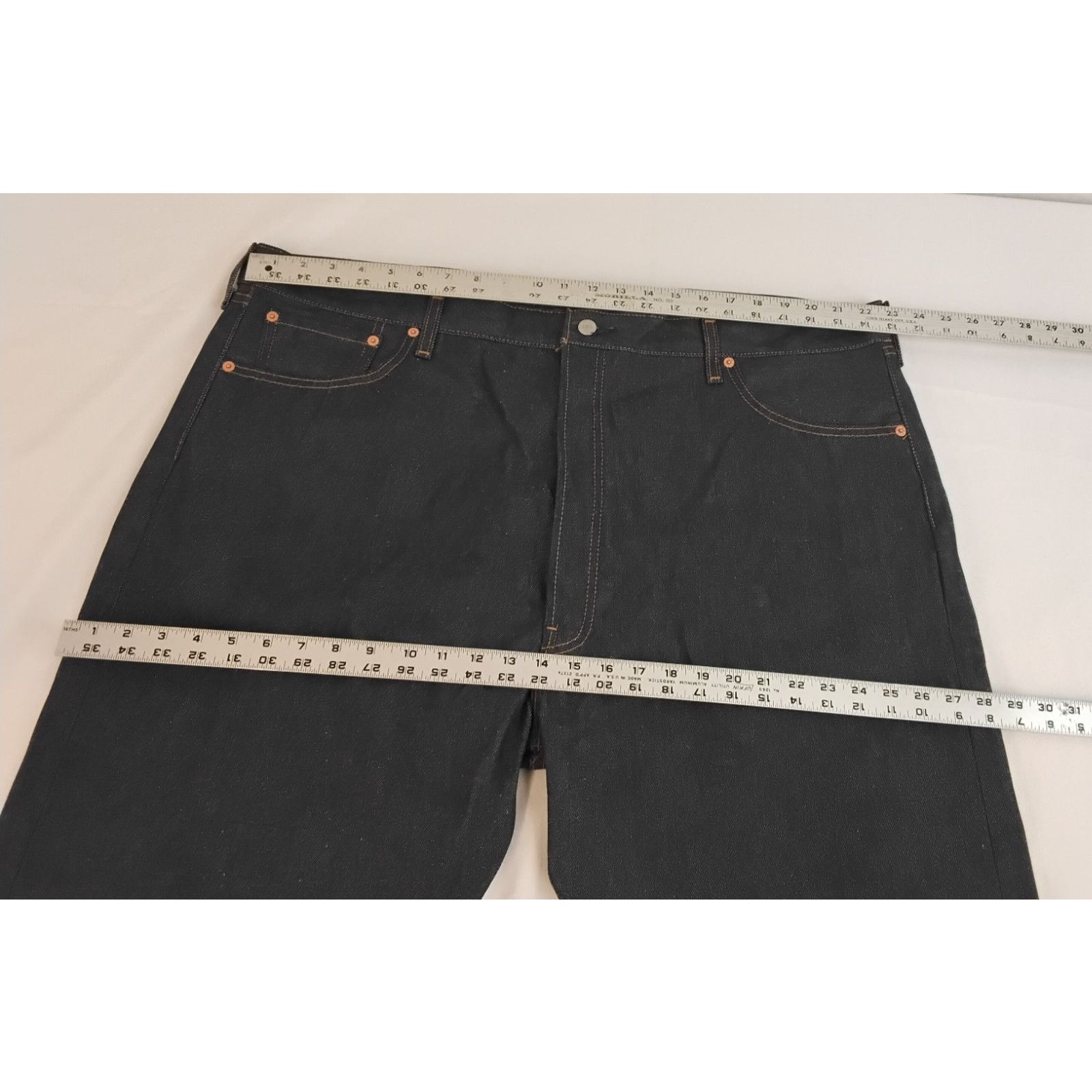 Levi's Levi 501 Jeans Men's Size 46x30 Dark Wash USA Vintage NWOT Size US 44 / EU 60 - 7 Thumbnail
