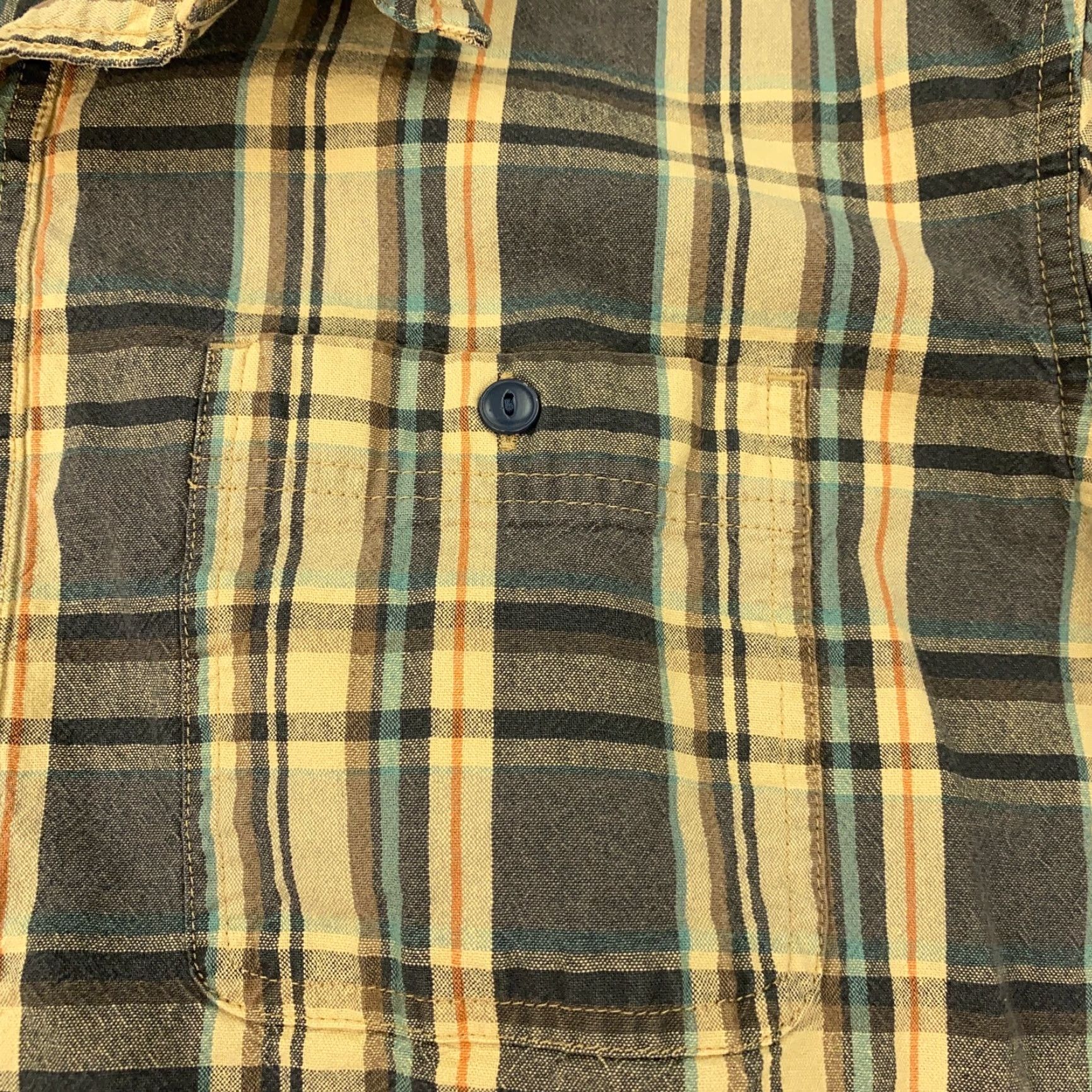 Vintage VINTAGE L.L.Bean Shirt Men XL Beige Plaid Heavyweight Button-Up Long Sleeve Classic Fit Size US XL / EU 56 / 4 - 2 Thumbnail