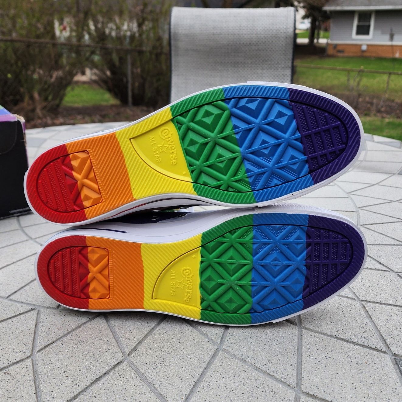 Converse Converse Chuck Taylor All Star Pride Canvas Hi Top Sneakers Size US 11 / IT 41 - 6 Thumbnail