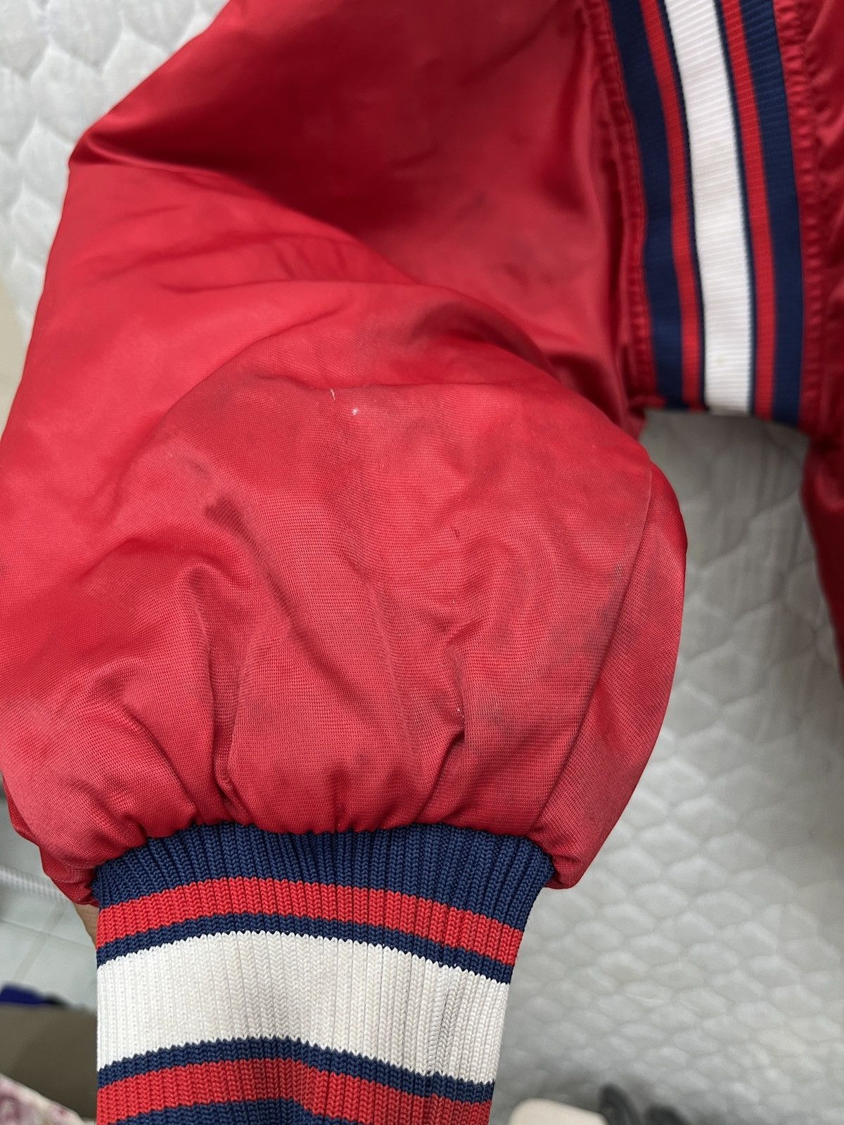 Starter 🔥🔥🔥MLB STARTER CLEVELAND INDIANS VARSITY JACKET Size US L / EU 52-54 / 3 - 15 Thumbnail