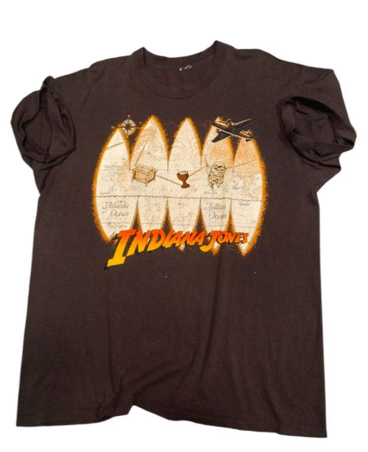 Other RARE X VINTAGE X MOVIE INDIANA JONES 90s TEE Size US XL / EU 56 / 4 - 14 Thumbnail