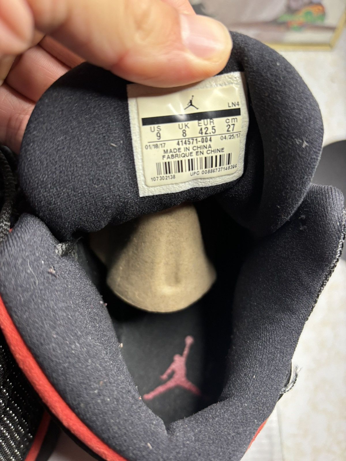 Jordan Brand Air Jordan 13 Retro 2017 Bred 2017 Size US 9 / EU 42 - 6 Thumbnail