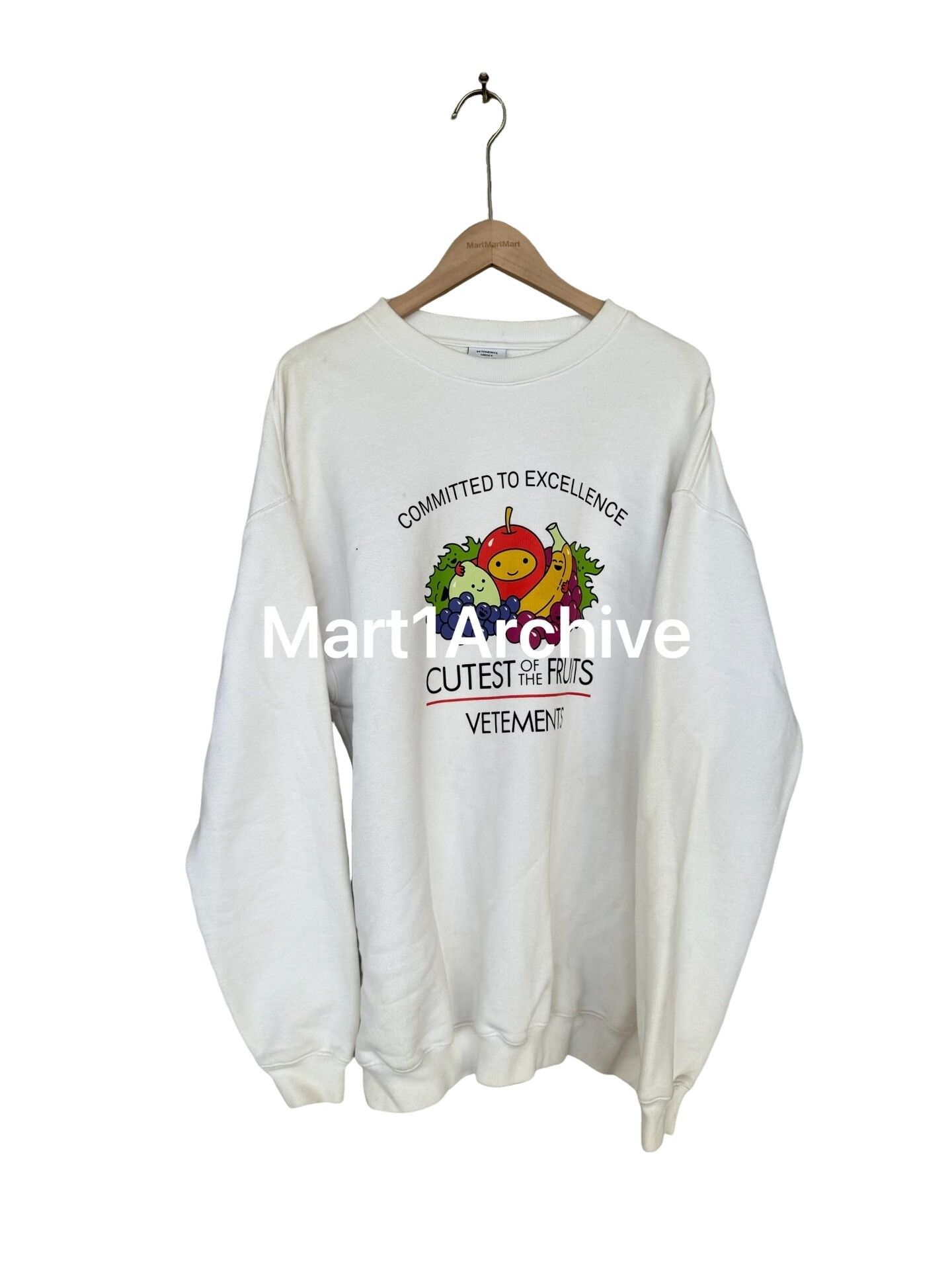 Vetements Vetements Cutest of the Fruits Sweatshirt Size S Size US S / EU 44-46 / 1 - 1 Thumbnail