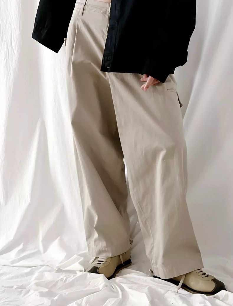 Yohji Yamamoto size 2 Work pants with multiple pockets and