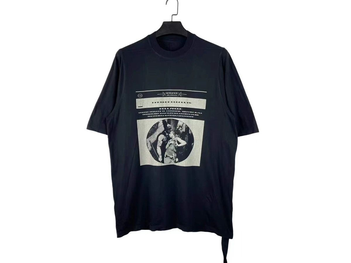 Rick Owens Drkshdw Rick Owens DRKSHDW Hollywood Tommy Tee Size US S / EU 44-46 / 1 - 1 Thumbnail