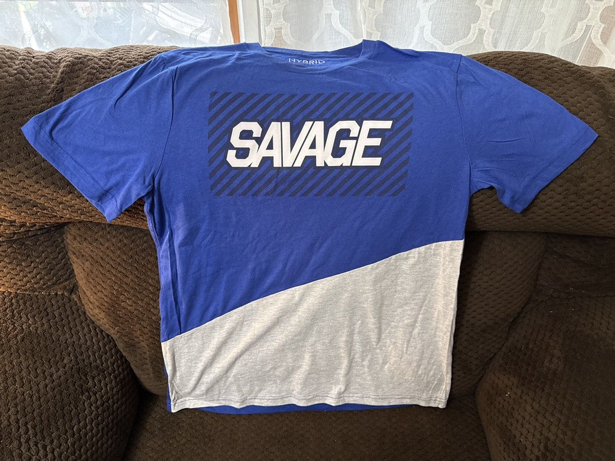 Vintage New Savage s/s tee by Hybrid Apparel, L, DS New old Stock! Size US L / EU 52-54 / 3 - 6 Thumbnail