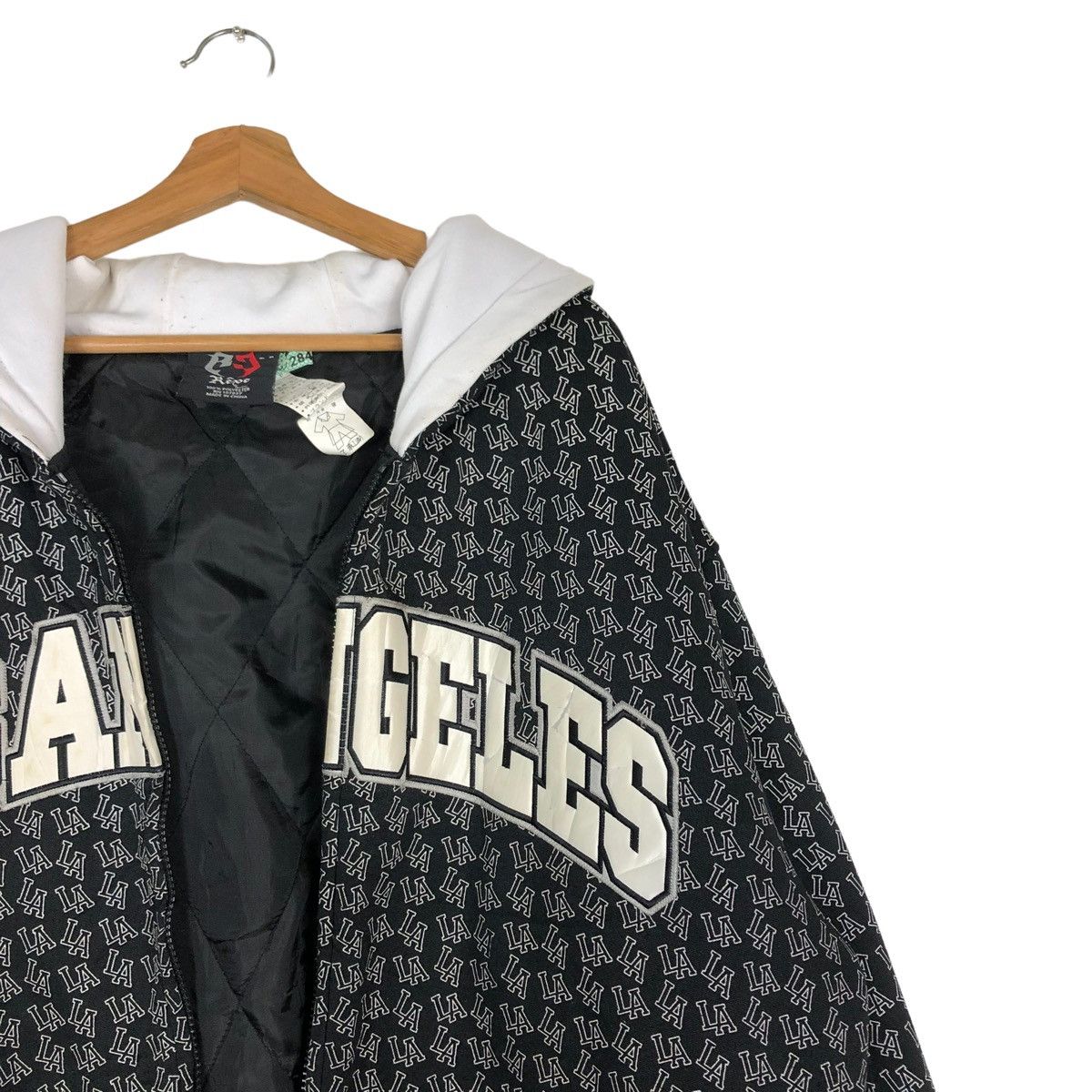 Japanese Brand × Vintage 🔥VINTAGE HOODIE JACKET LOS ANGELES FULL PRINT Size US L / EU 52-54 / 3 - 6 Thumbnail