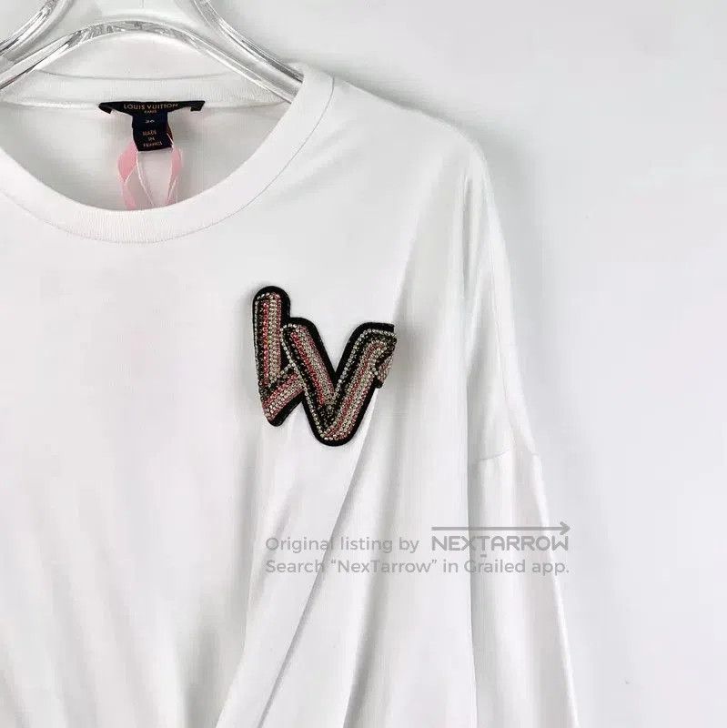 Louis Vuitton Louis Vuitton White Cotton Women's Dress . Size XS / US 0-2 / IT 36-38 - 3 Thumbnail
