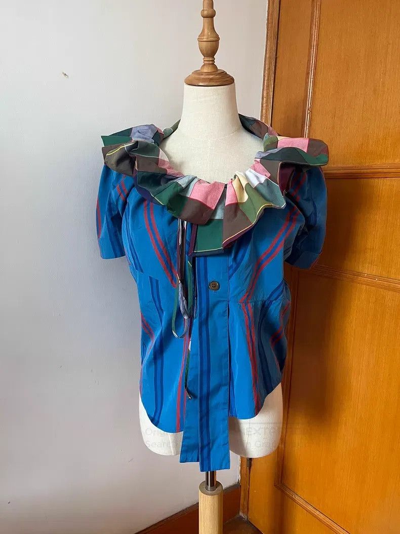 Vivienne Westwood Vivienne Westwood Bud Collar Short Sleeve Shirt Size M / US 6-8 / IT 42-44 - 1 Thumbnail