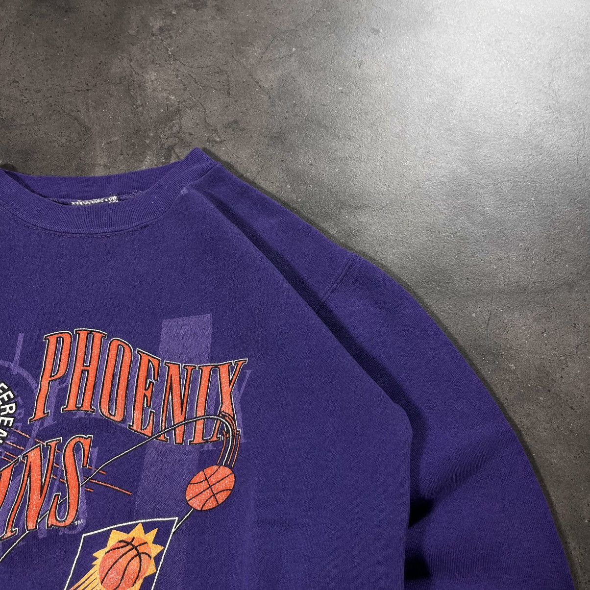 NBA Vintage 90s Nutmeg Phoenix Suns NBA Crewneck Sweatshirt Size US S / EU 44-46 / 1 - 4 Thumbnail