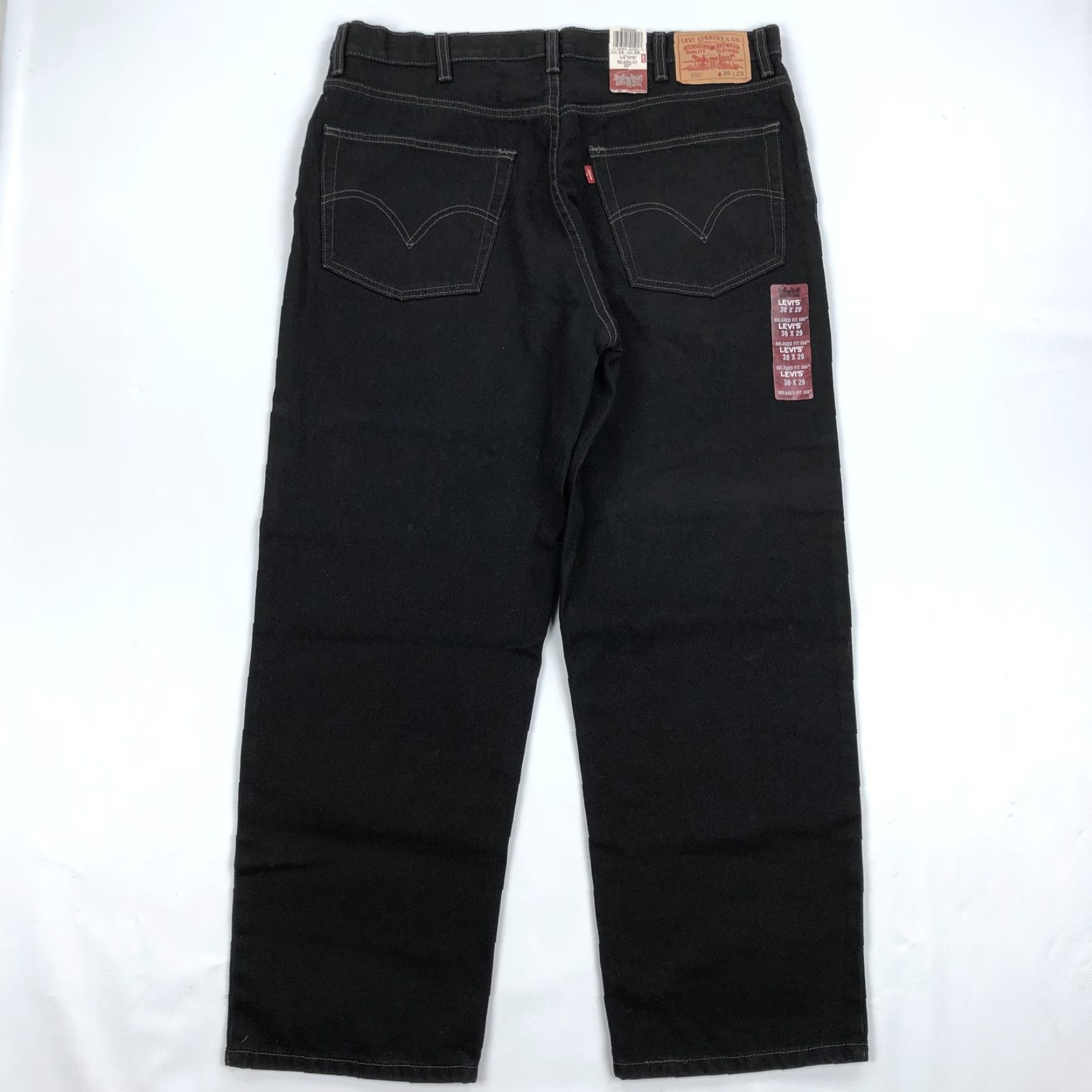 Levi's VINTAGE Levi's 550 Relaxed Fit Jeans Black 38x29 Mens NWT Modern Classic 5-Pocket Denim Blue? Size US 38 / EU 54 - 2 Thumbnail
