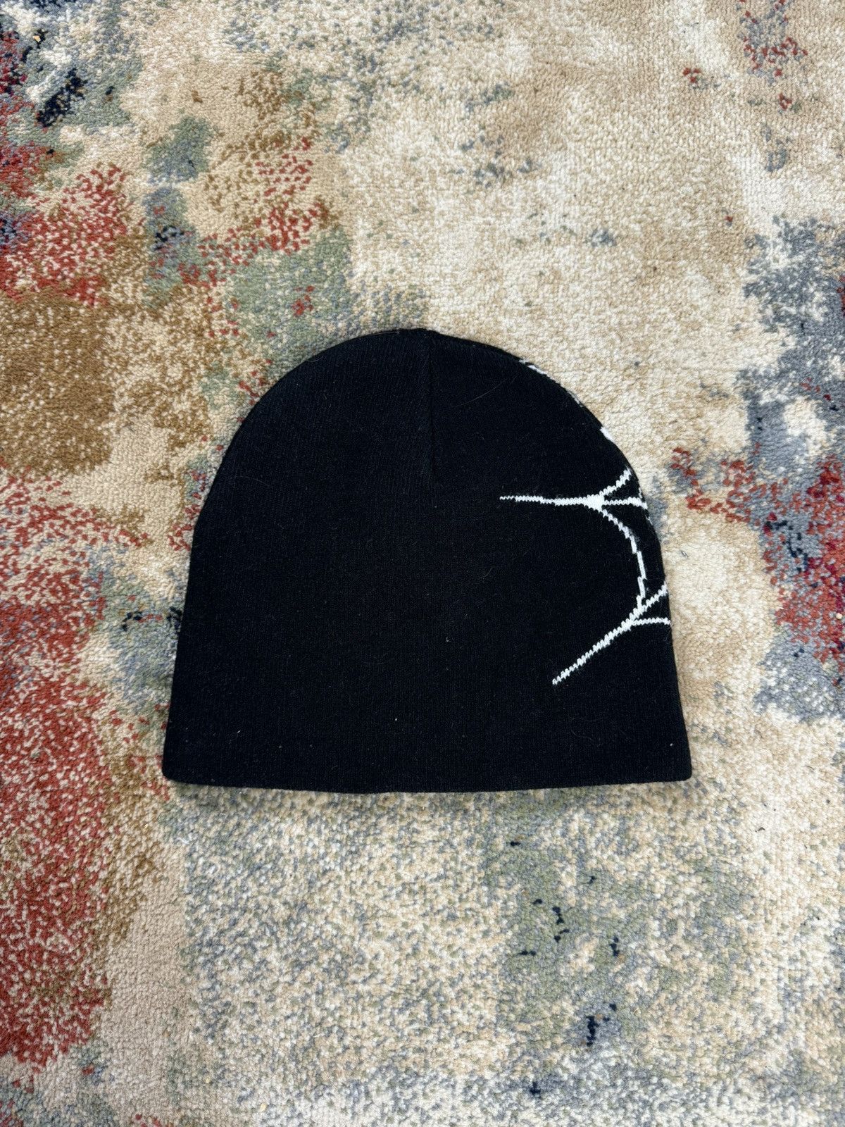 Japanese Brand Vintage Spider Black Y2K Hat Streetwear Avant Garde Style Size ONE SIZE - 2 Thumbnail
