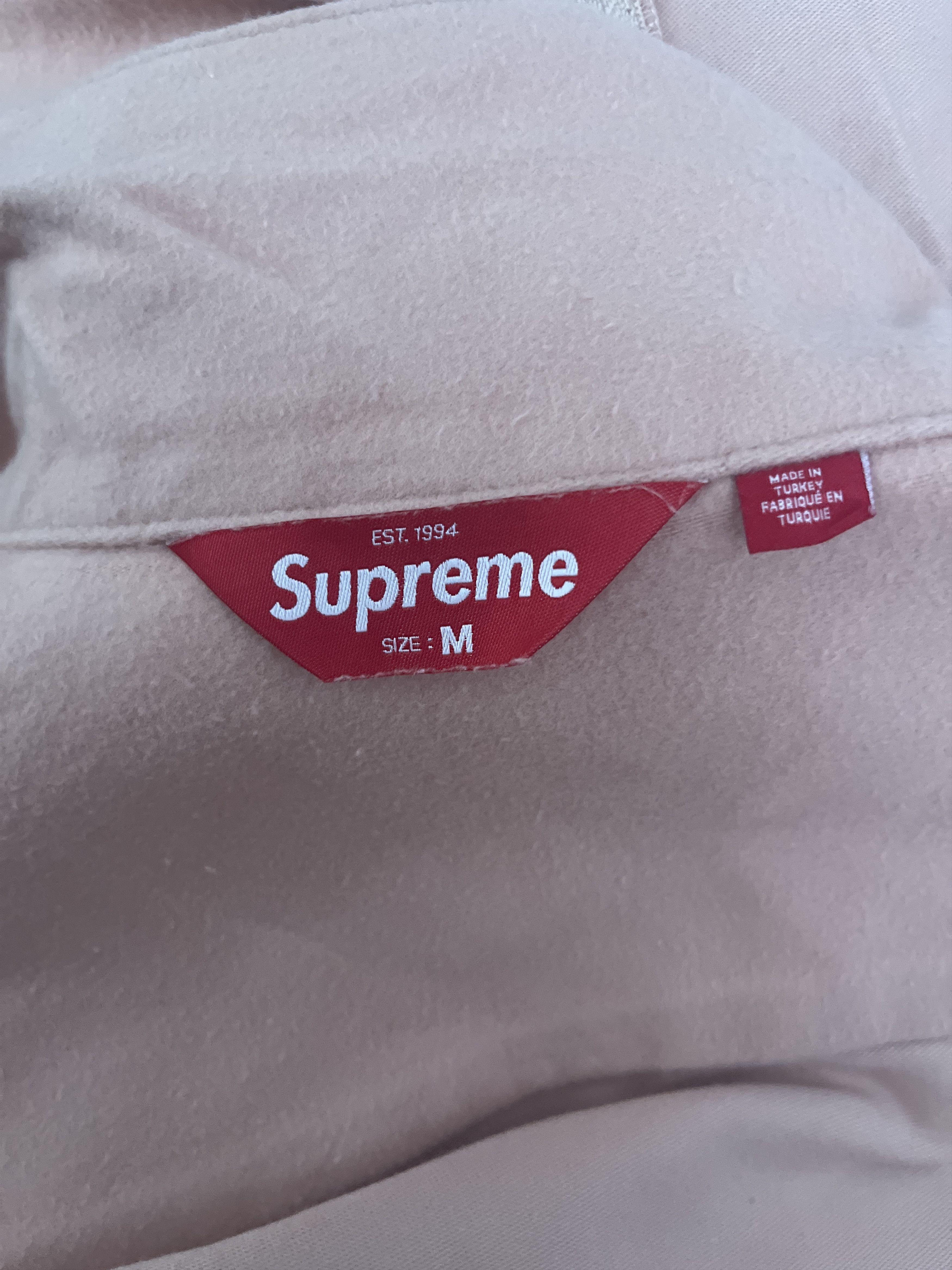 supreme Moleskin Work Jacket box logo