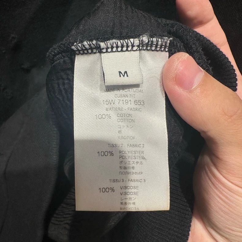 Givenchy Givenchy Black Destroyed Hoodie Size US M / EU 48-50 / 2 - 4 Thumbnail