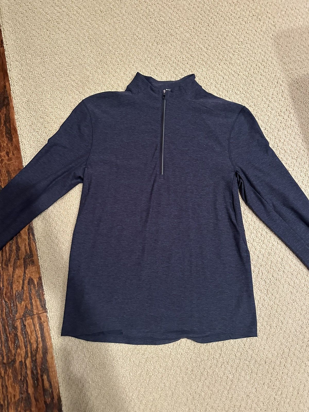 Lululemon Lululemon navy blue quarter zip Size US M / EU 48-50 / 2 - 1 Thumbnail