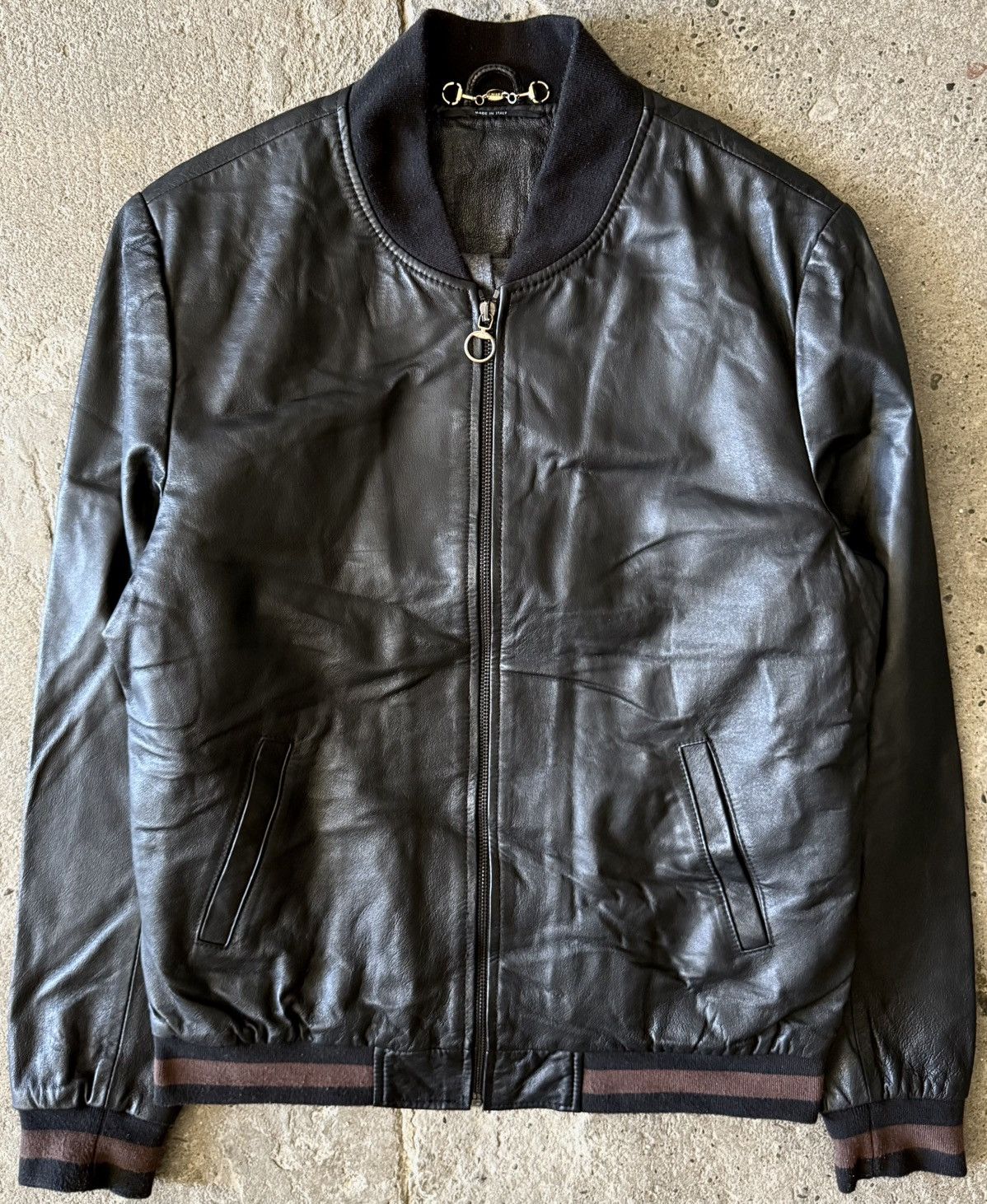 Gucci Tom Ford Leather Jacket | Grailed