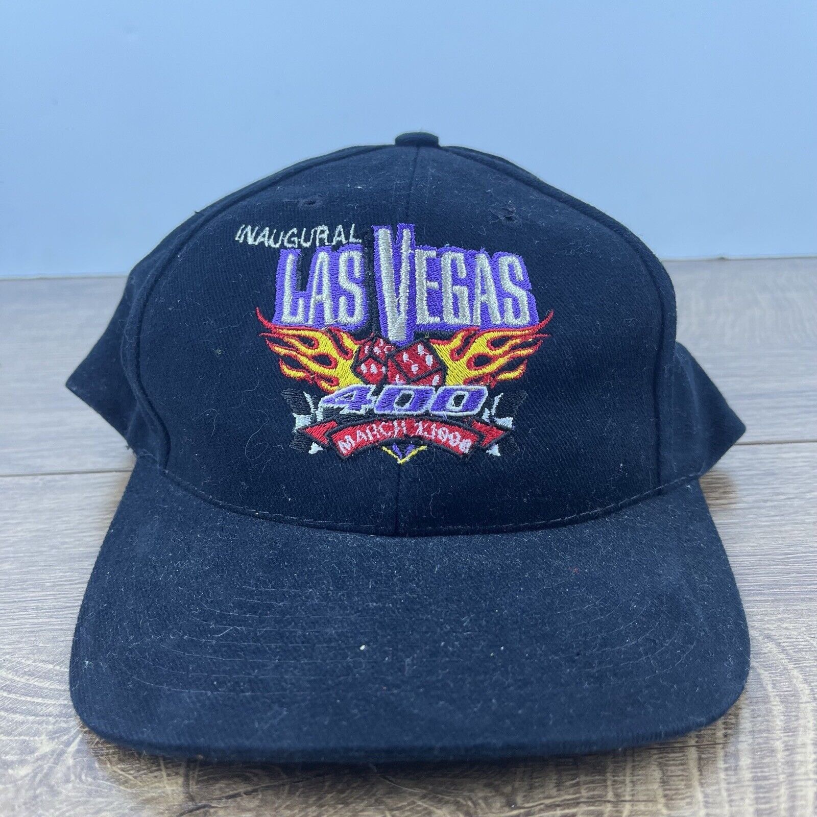 Other Las Vegas 400 Hat March 1998 Hat Black Hat Adjustable Black Size ONE SIZE - 1 Thumbnail