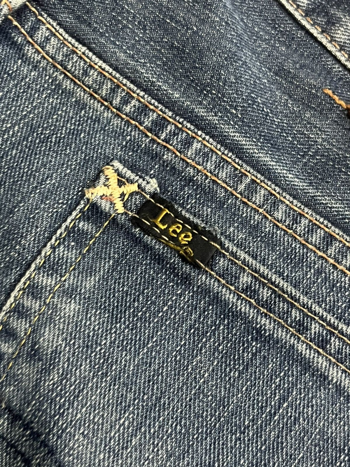 Lee Vintage Lee Riders Union Made Sanforized Distress Blue Jeans Size US 29 - 8 Thumbnail