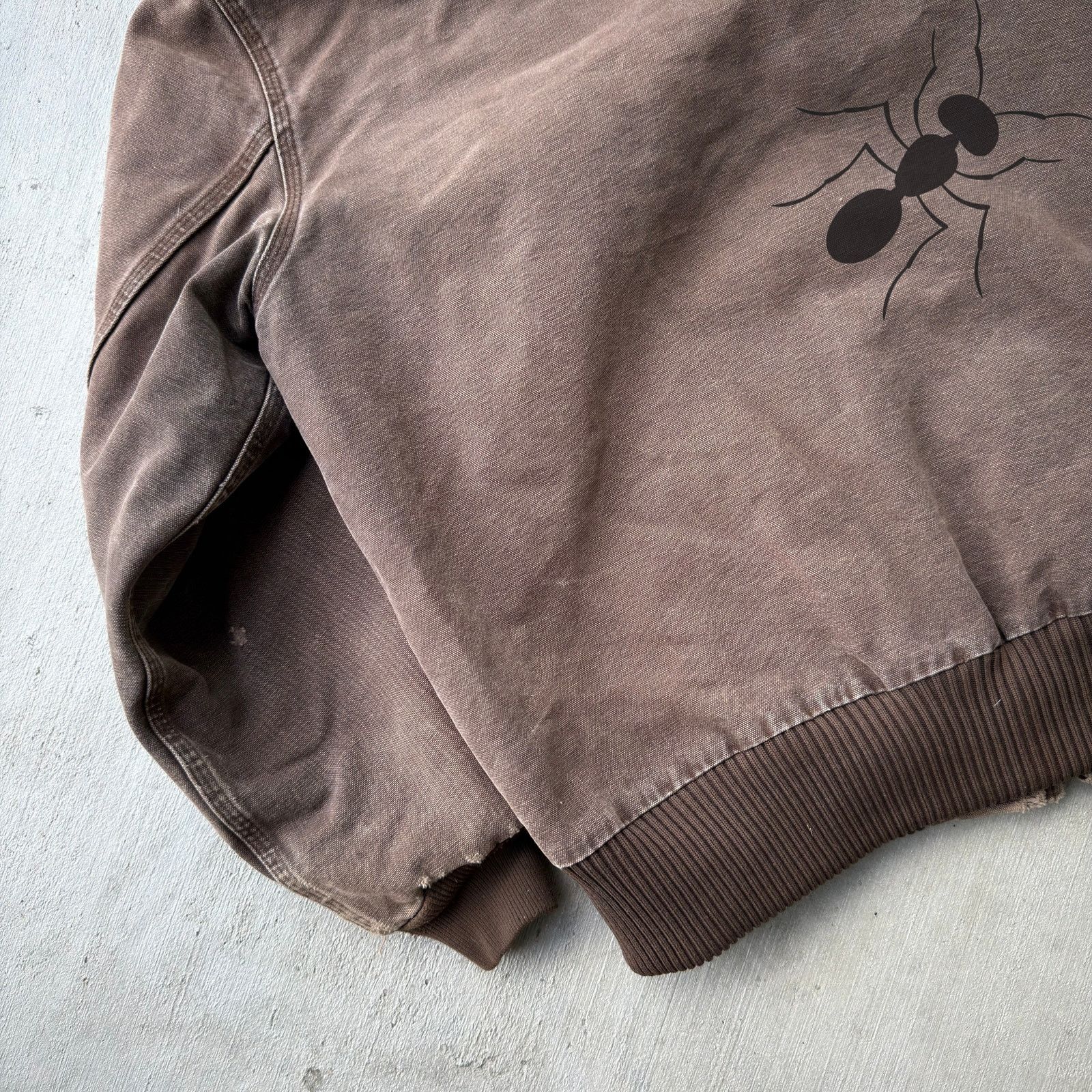 Carhartt × Vintage Carhartt J130 DKB brown hooded work wear vest Size US L / EU 52-54 / 3 - 7 Thumbnail