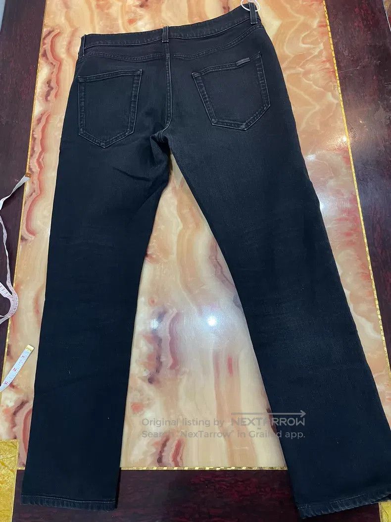 Saint Laurent Paris Saint Laurent Paris Black Denim Jeans i Size US 32 / EU 48 - 6 Thumbnail